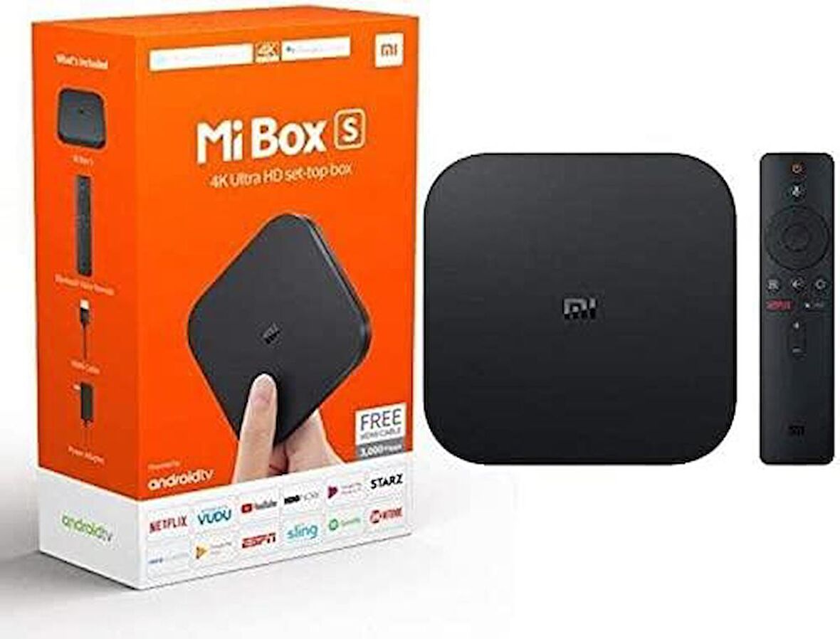 Xiaomi Mi Box S 4K Android TV Box Siyah