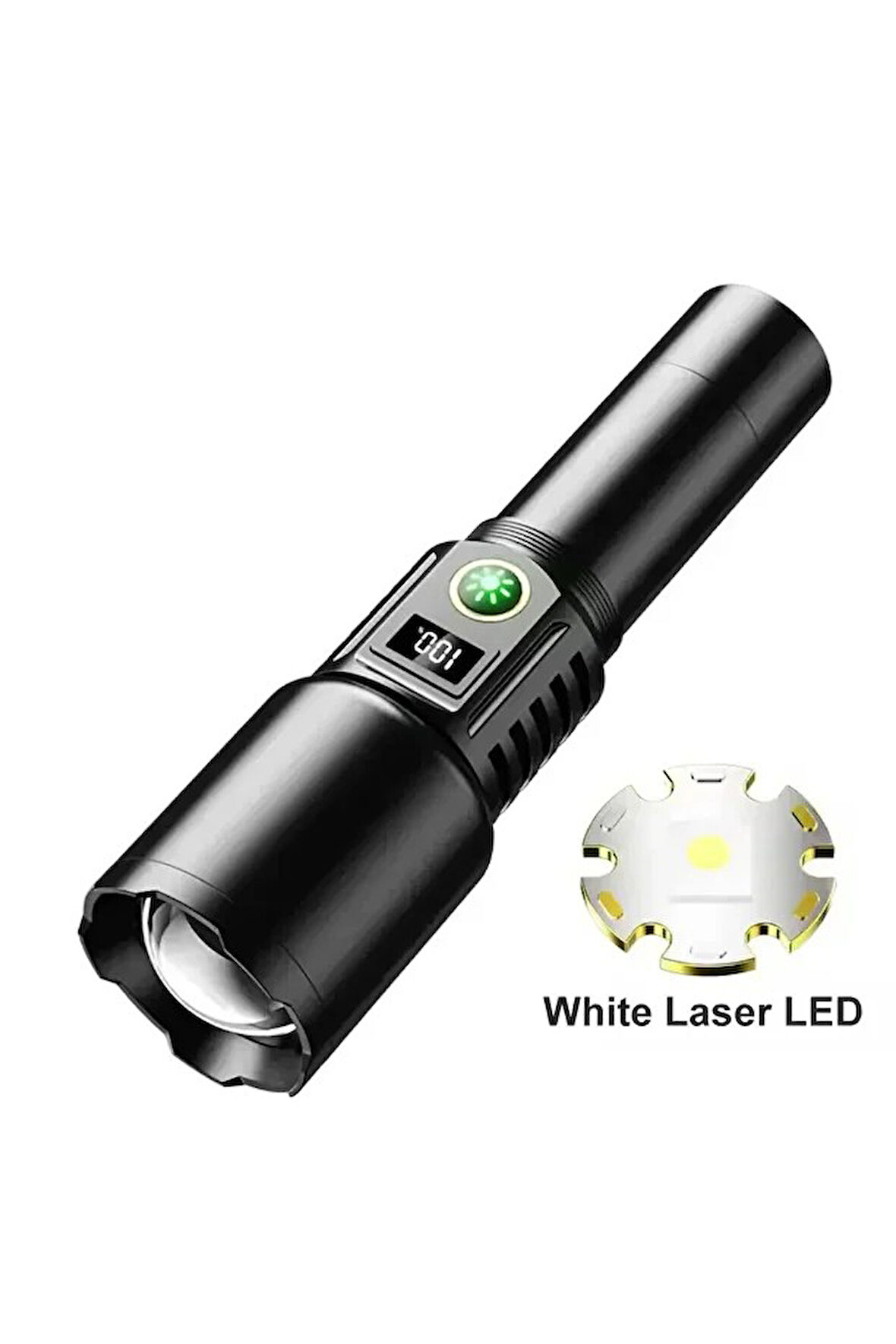 GOLD ORİON ALÜMİNYUM USB ÇIKIŞLI EL FENERİ (OR-2208-TG)