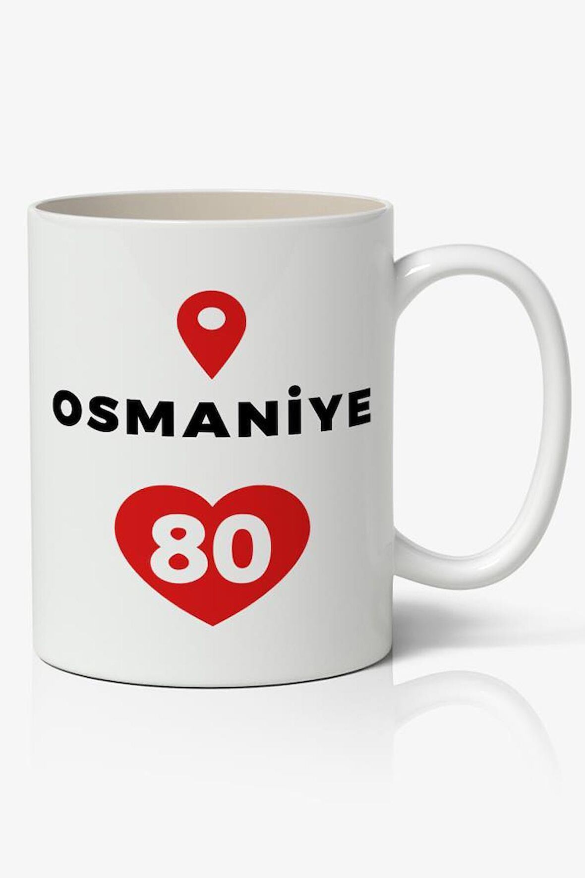 Osmaniye Baskılı Kupa Bardak Baskılı Kahve Kupa Bardak