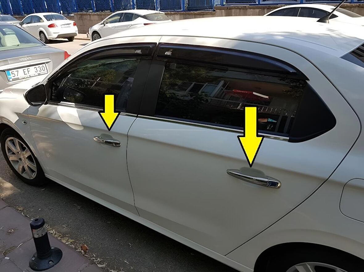 Peugeot 301 Krom Kapı Kolu 4 Kapı P.Çelik 2012 ve Üzeri