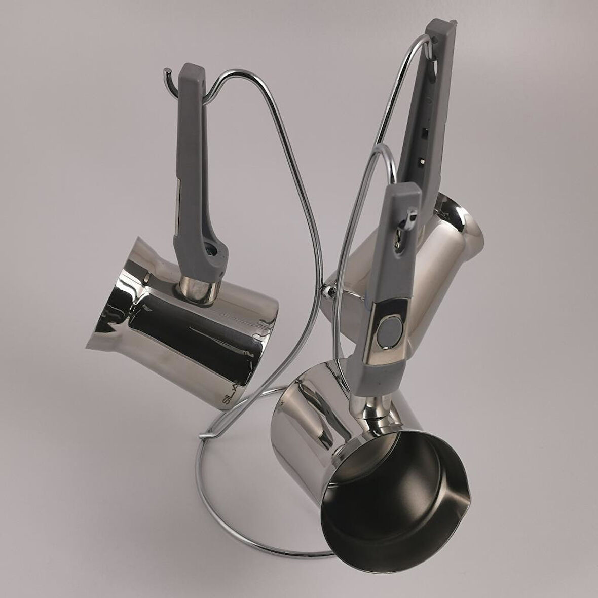 Standlı Kahve Cezvesi Seti 3 lü