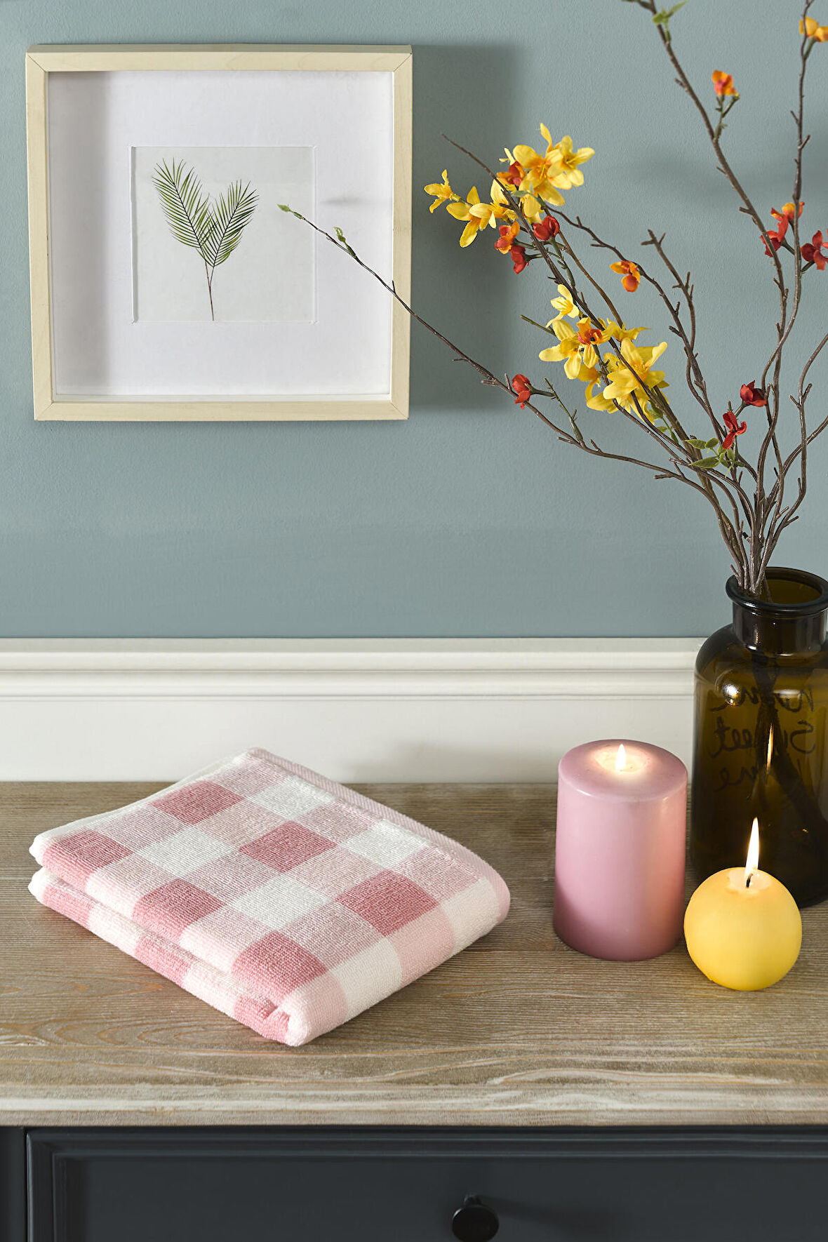 Özdilek Chequered El ve Yüz Havlusu 50x70 cm