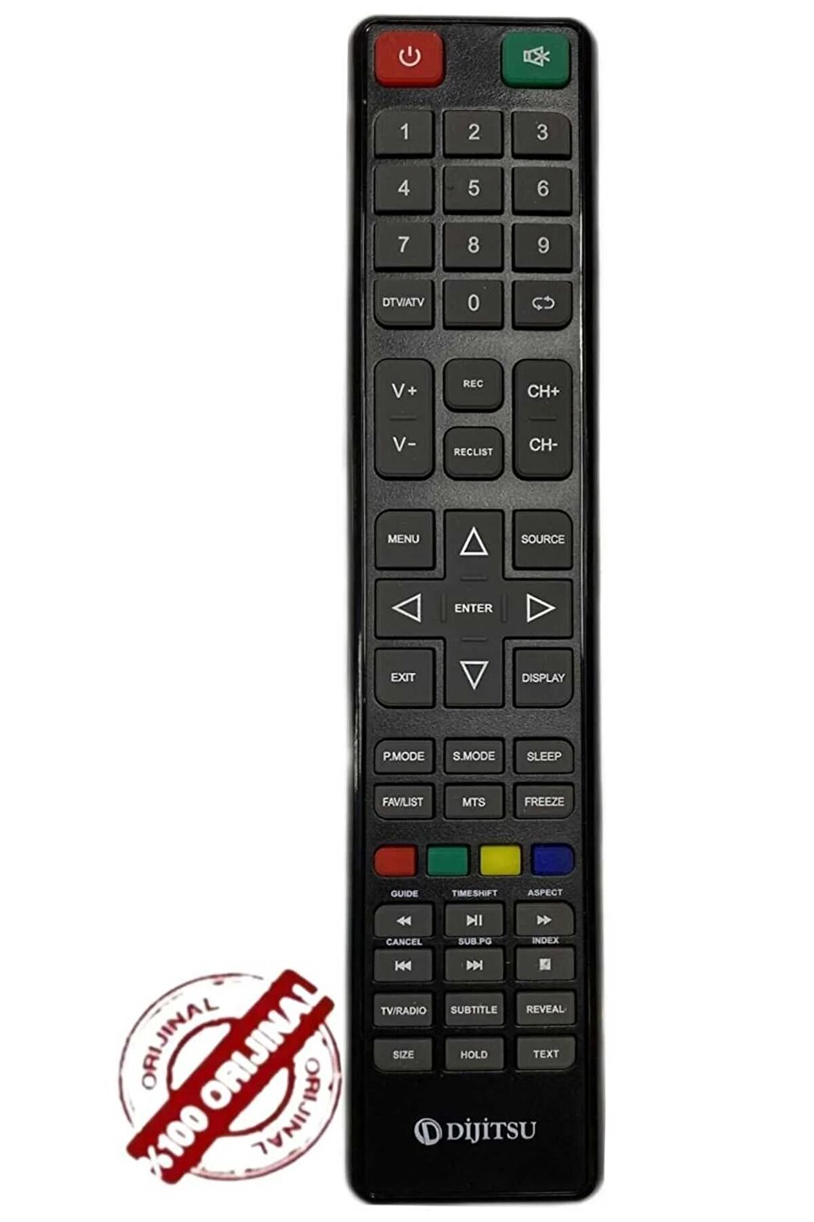 DJTV431 Uydu Alıcılı Led Tv Kumandası LED TV (ORJİNAL) KUMADA DJTV321, DJTV501