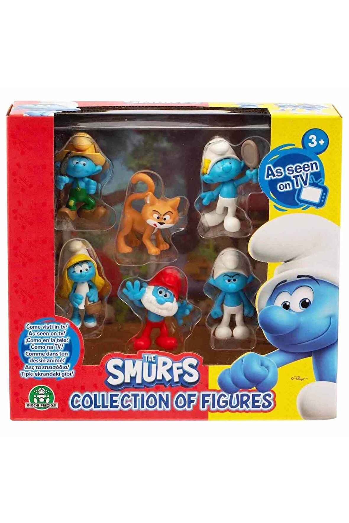 Şirinler 6'lı Figür Seti 5'5 Cm Şirinler Oyuncak 6 lı Karakter Figür Seti Oyuncakları Smurfs 2