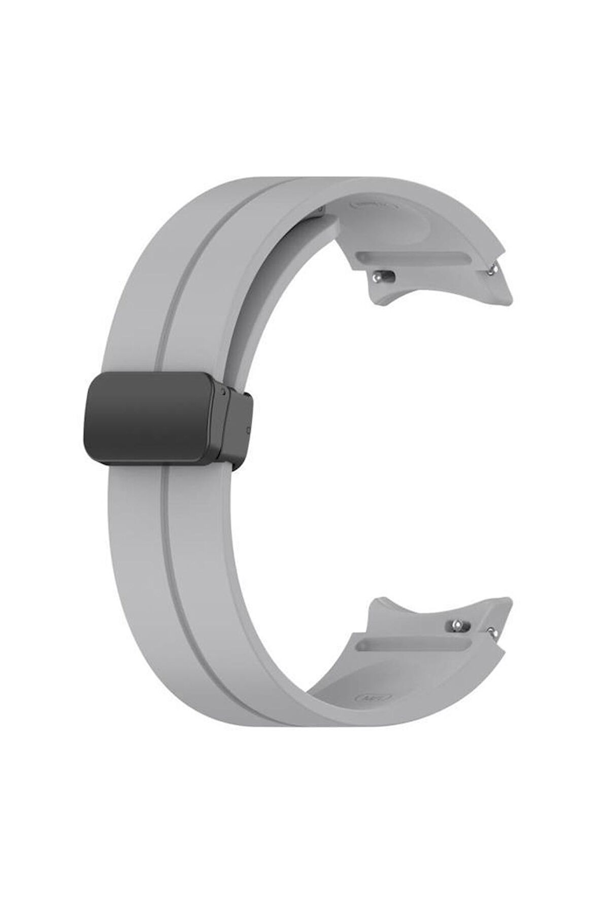 Galaxy Watch 4 Classic 42mm Manyetik Klipsli Silikon Lüx Kordon