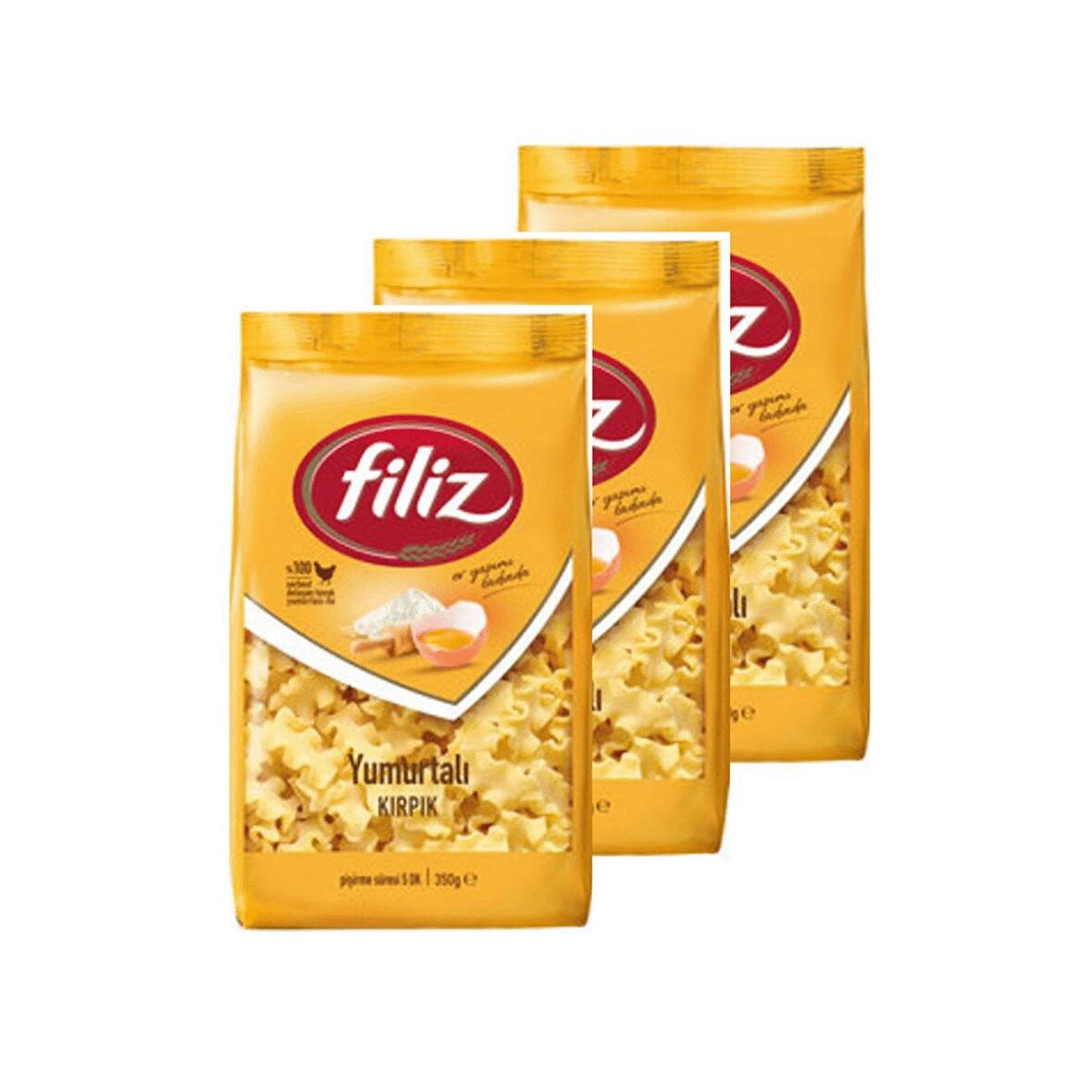 Yumurtalı Kırpık Makarna x 3 adet