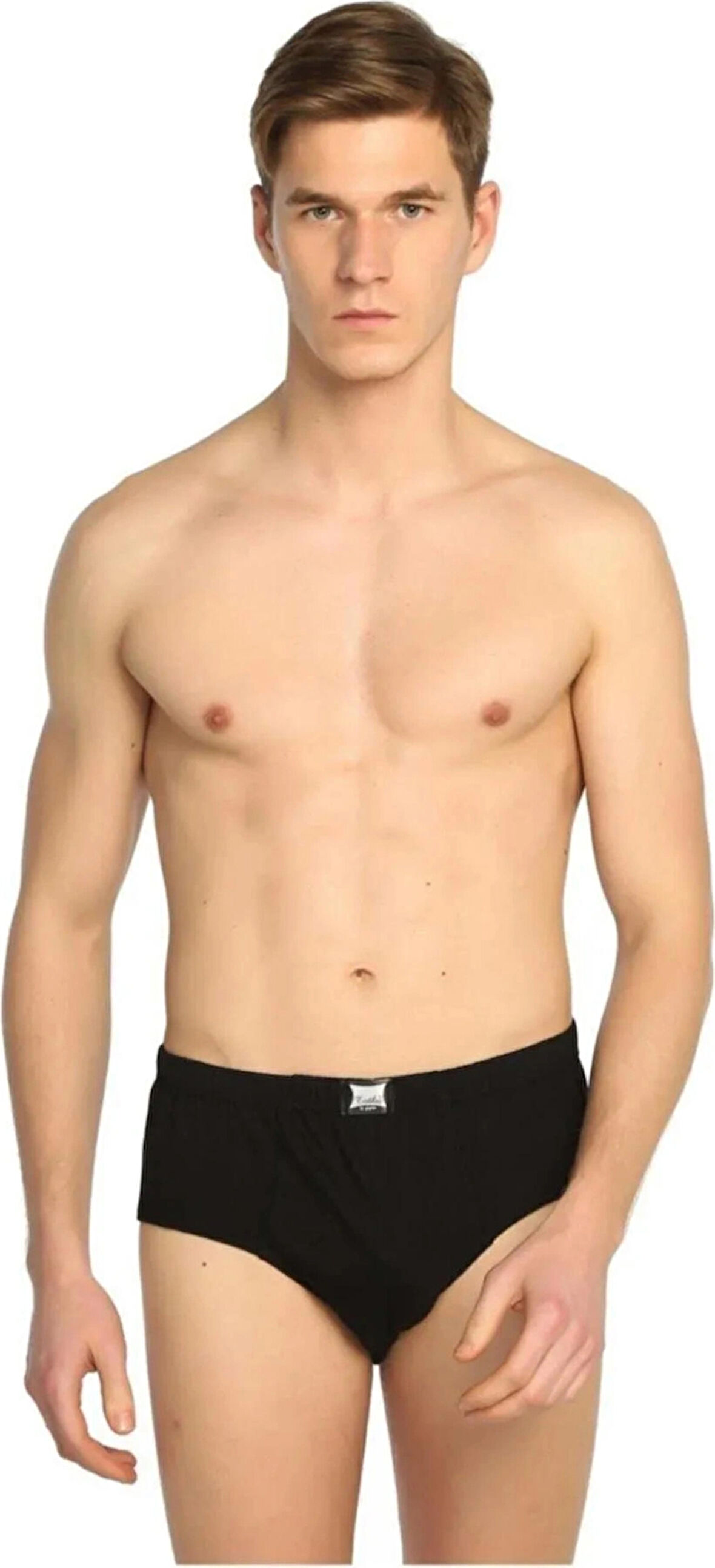 Erkek Pamuklu Kom Slip Külot 3'lü Paket Beden (3XL) Numara 6