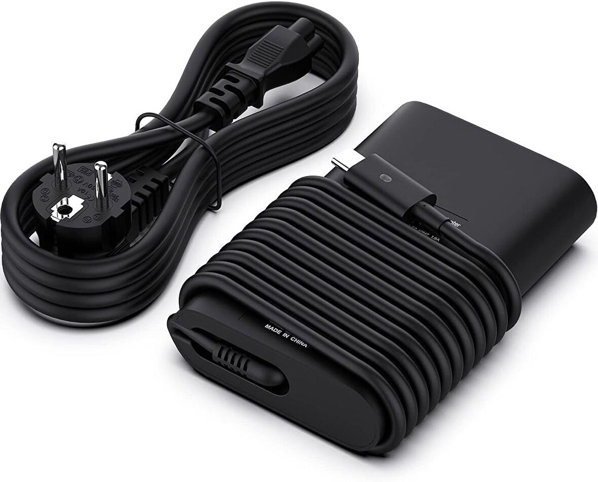 Dell Latitude 11 7212 12 5285 5289 5290 7275 14 5490 7410 7490 USB C Güç Adaptörü 65W Dizüstü Bilgisayar Şarj Kablosu