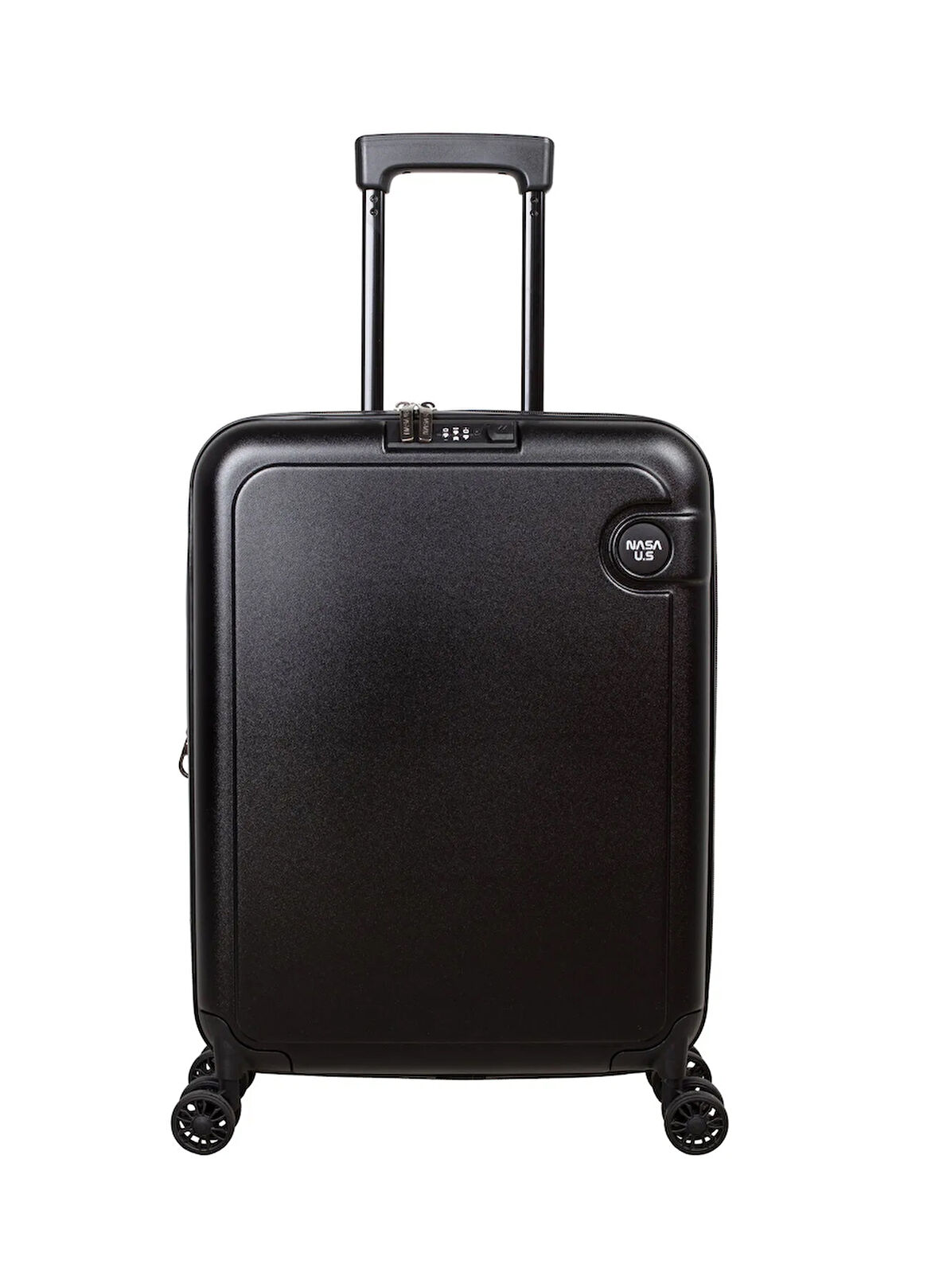 Nasa U.s Siyah Çekçekli Sert Valiz NASA U.S KABİN BOY SİYAH