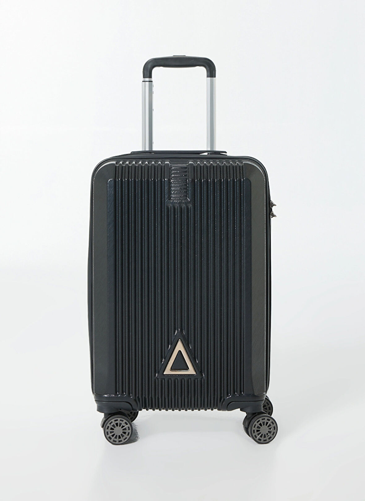 Nasa U.s Siyah Çekçekli Sert Valiz NASA U.S TRIANGLE SİYAH KABİN