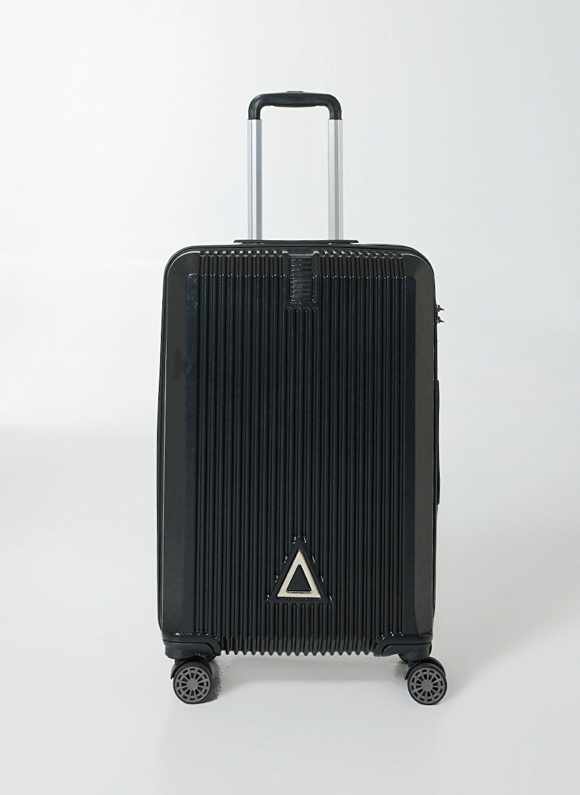 Nasa U.s Siyah Çekçekli Sert Valiz NASA U.S TRIANGLE SİYAH ORTA