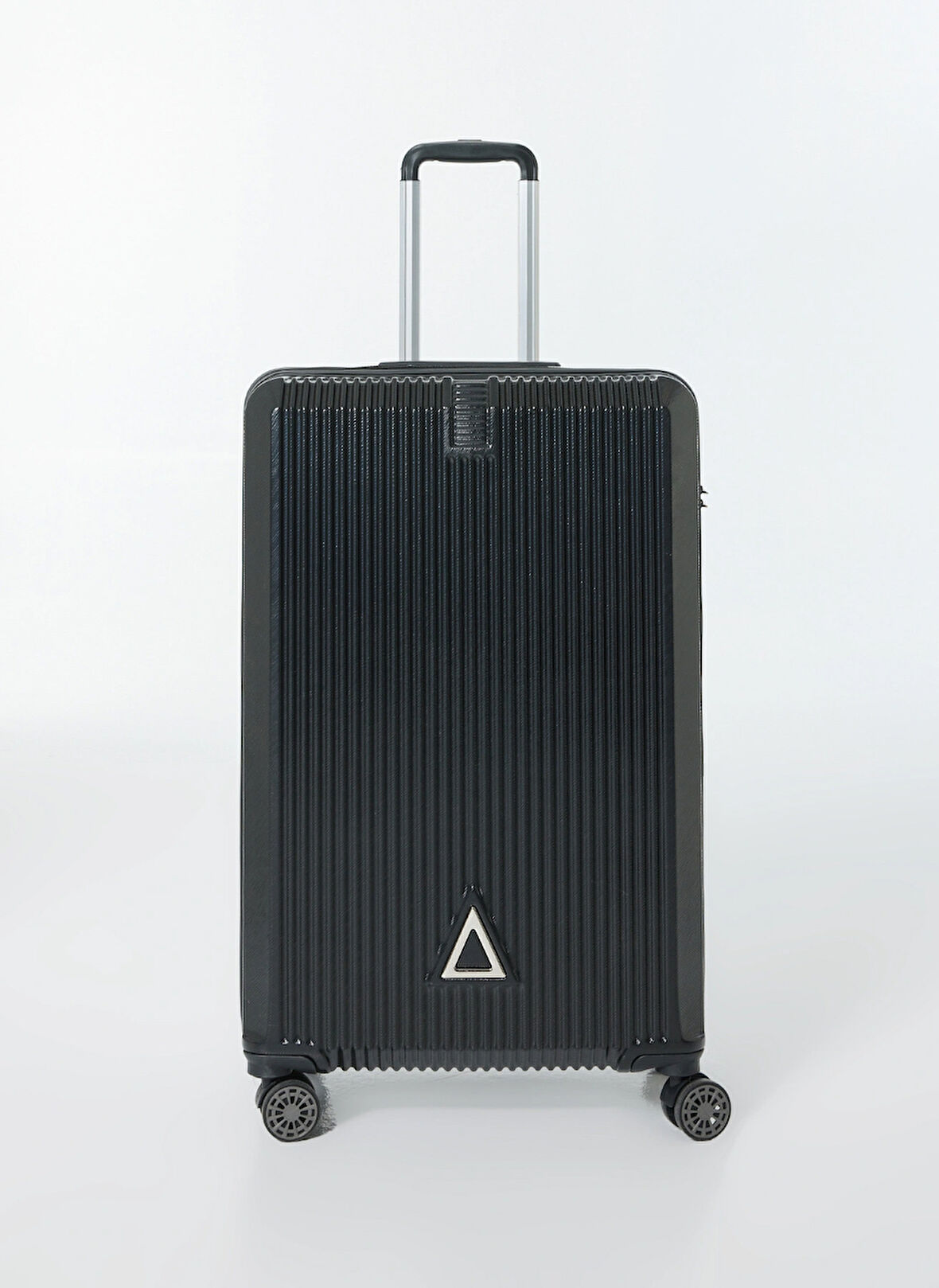 Nasa U.s Siyah Çekçekli Sert Valiz NASA U.S TRIANGLE SİYAH BÜYÜK