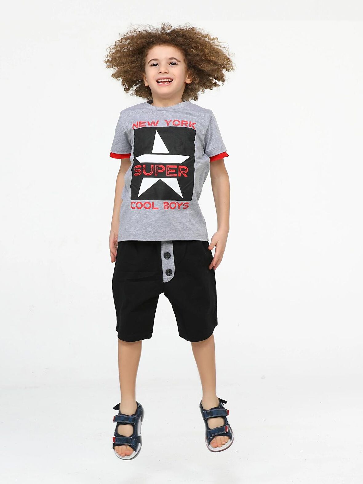 Super Star Erkek Çocuk Şort Takım