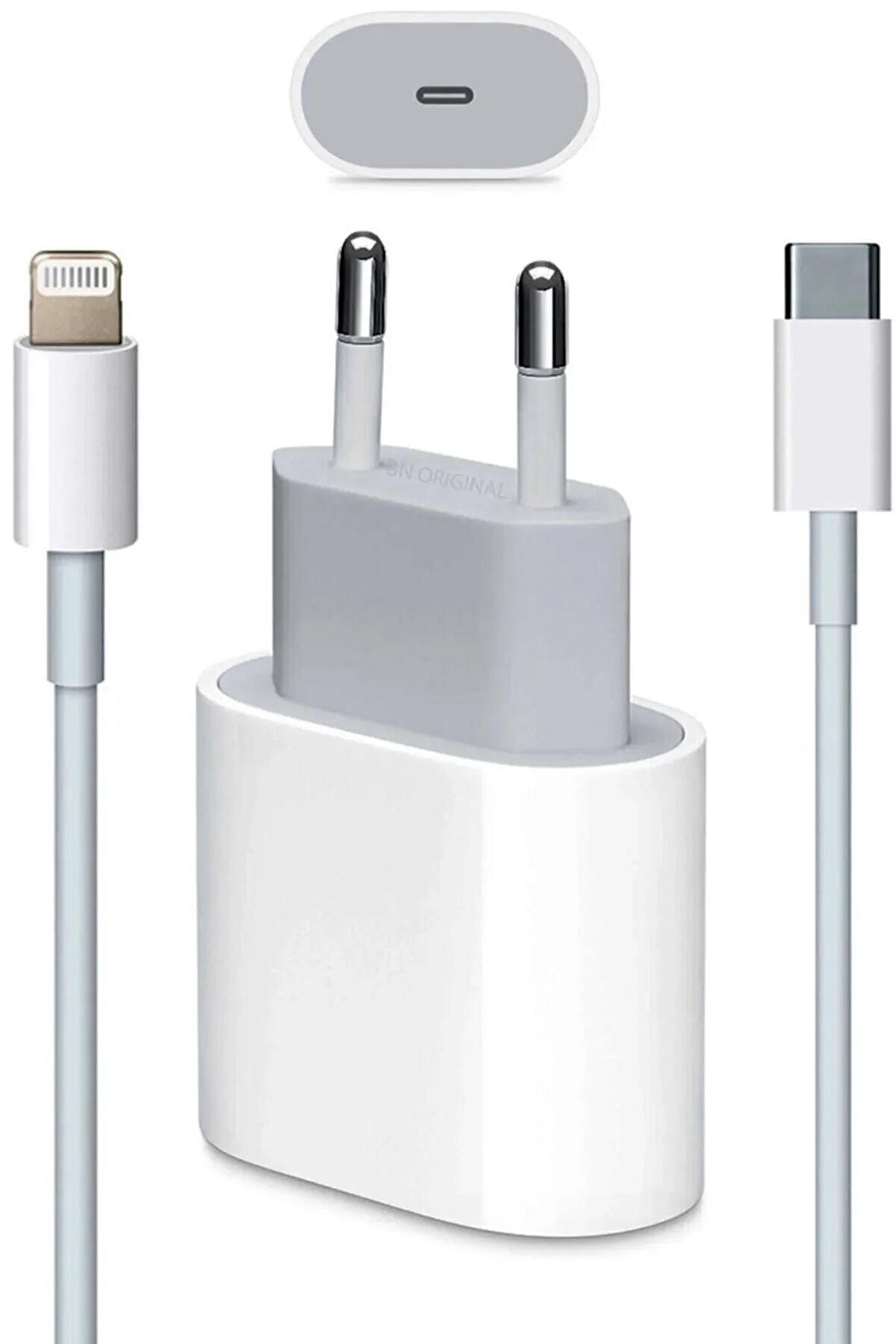 Apple Iphone Hızlı Şarj Aleti Seti 20w Usb-c Adaptör + Kablo HIZLISET