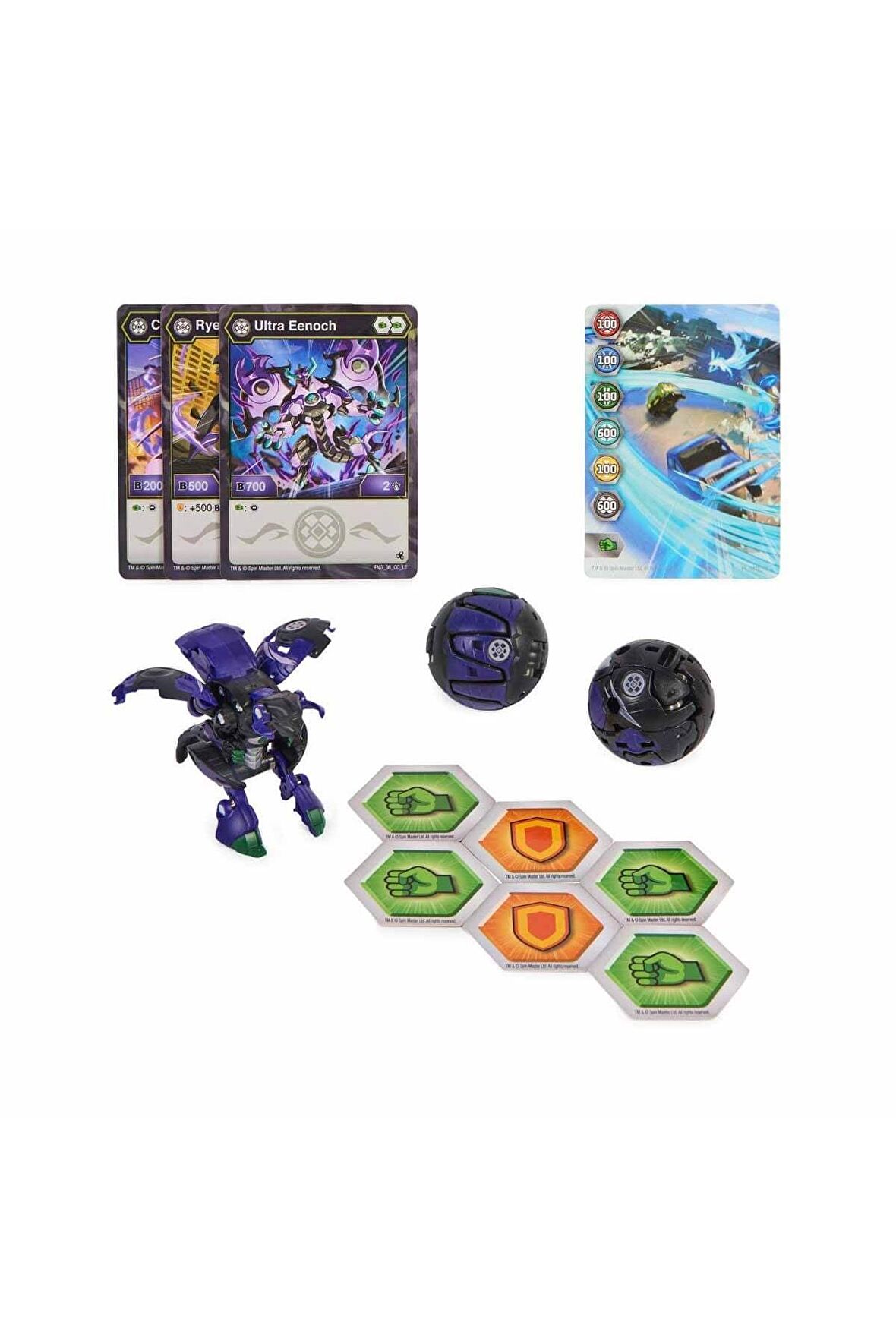 Bakugan Legends Başlangıç Paketi - Eenoch Oyuncak Bakugan Eenoch Ultra Orjinal Bakugan Ultra Figür