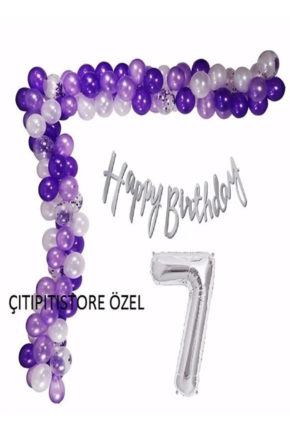 Lüks Doğum Günü Balon Zincir Seti