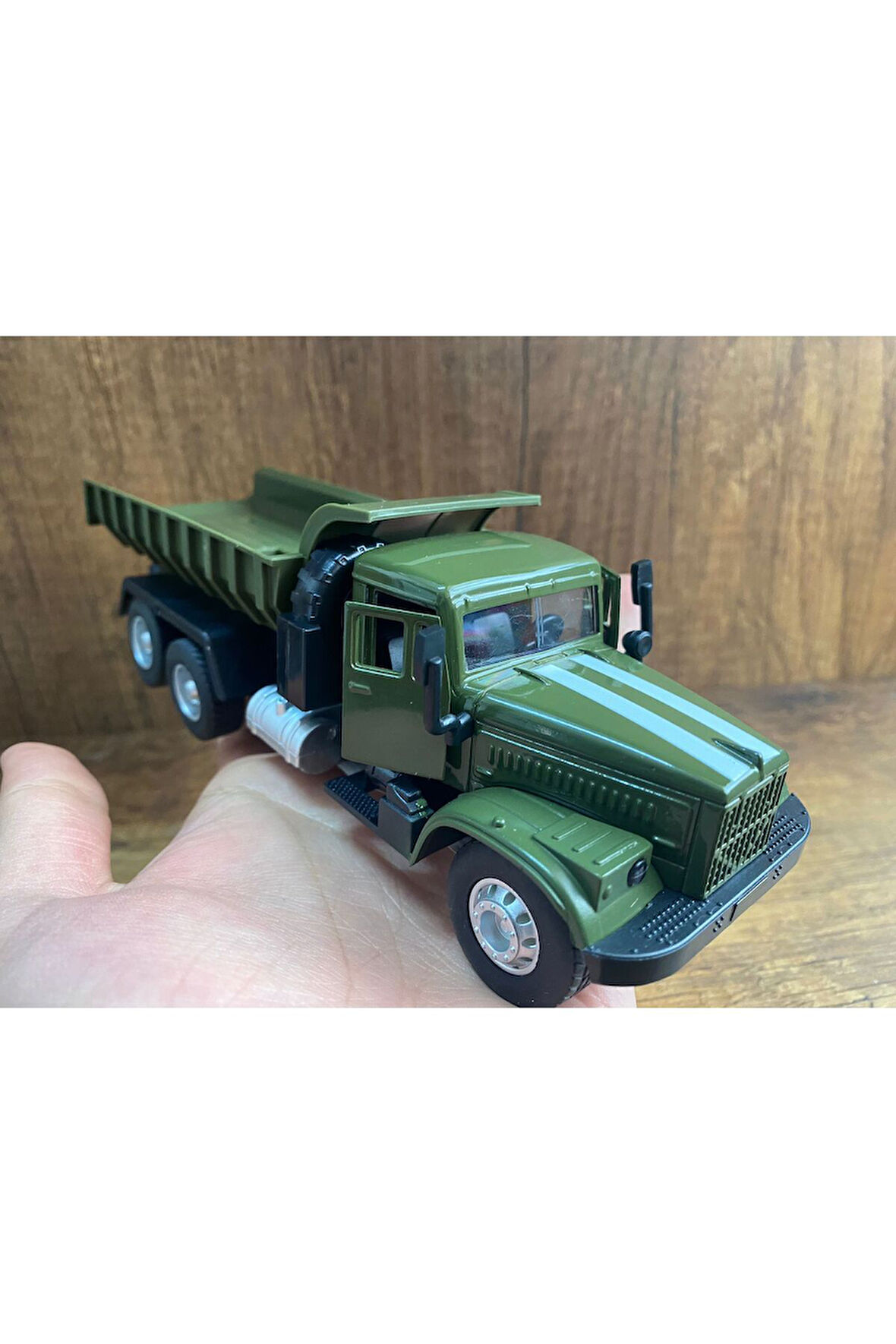 ASKERİ METAL KAMYON DAMPERLİ DİECAST KAMYON ASKERİ KAPILARI AÇILIR ÇEKBIRAK