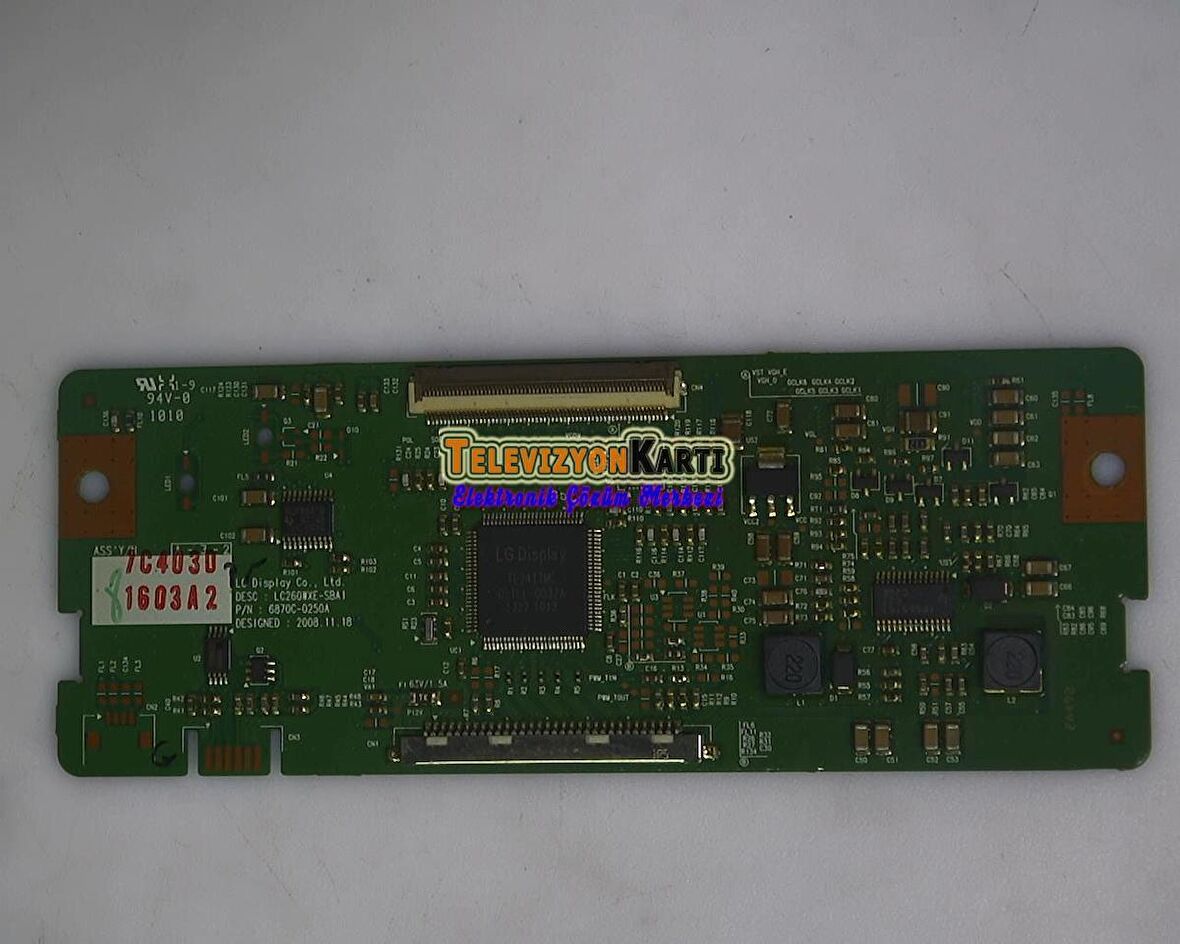 6870C-0250B, 6871L-2017A, LC260WXE-SBA1, VESTEL 26VH3013B26, TCON Board, LC260WXN-SBA1