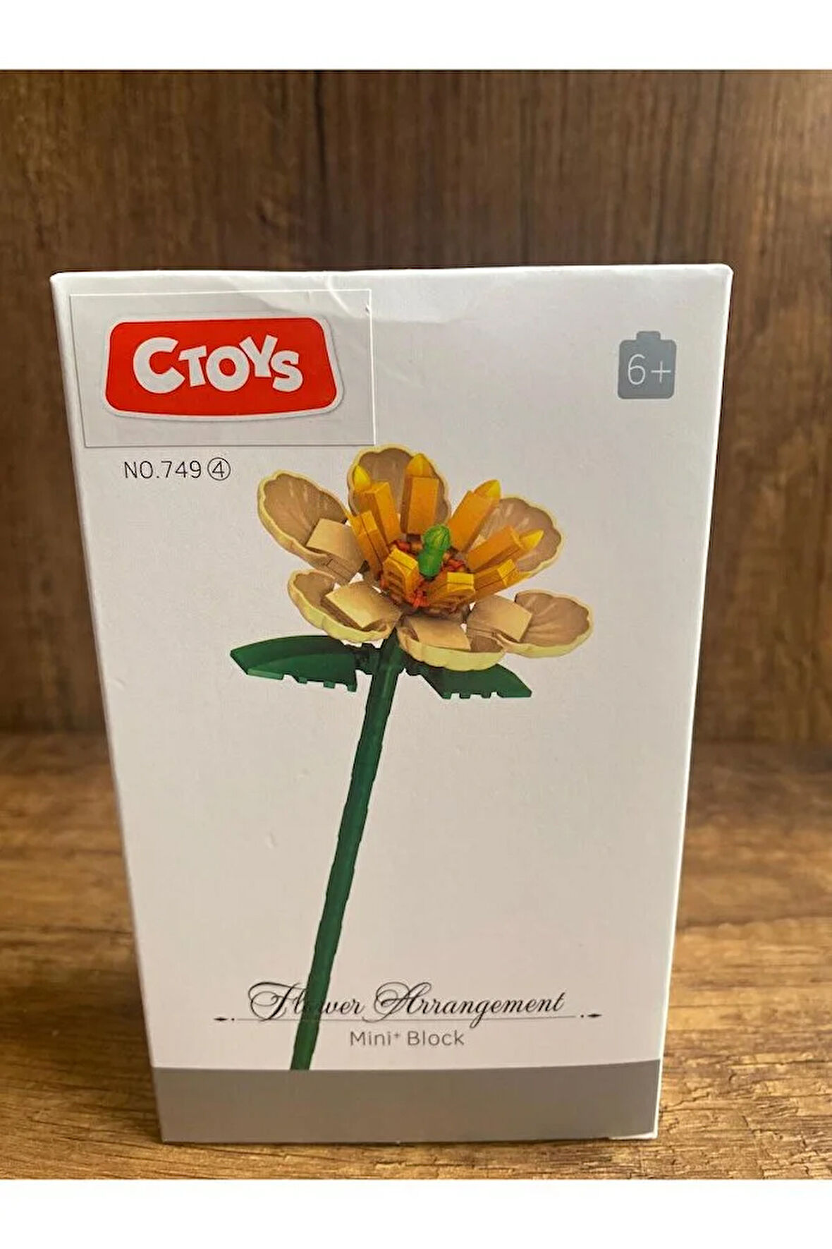 Manolya Çiçeği Yapı Oyuncakları Sevgiliye Hediye Çiçek Yapım Seti