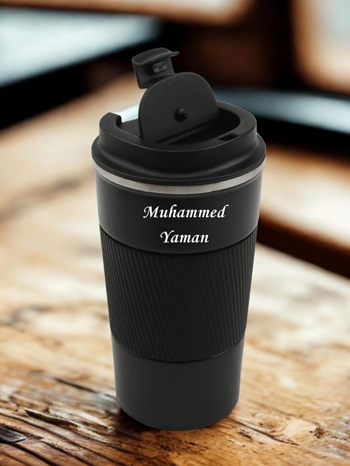 Kişiye Özel 500 ml Termos Siyah