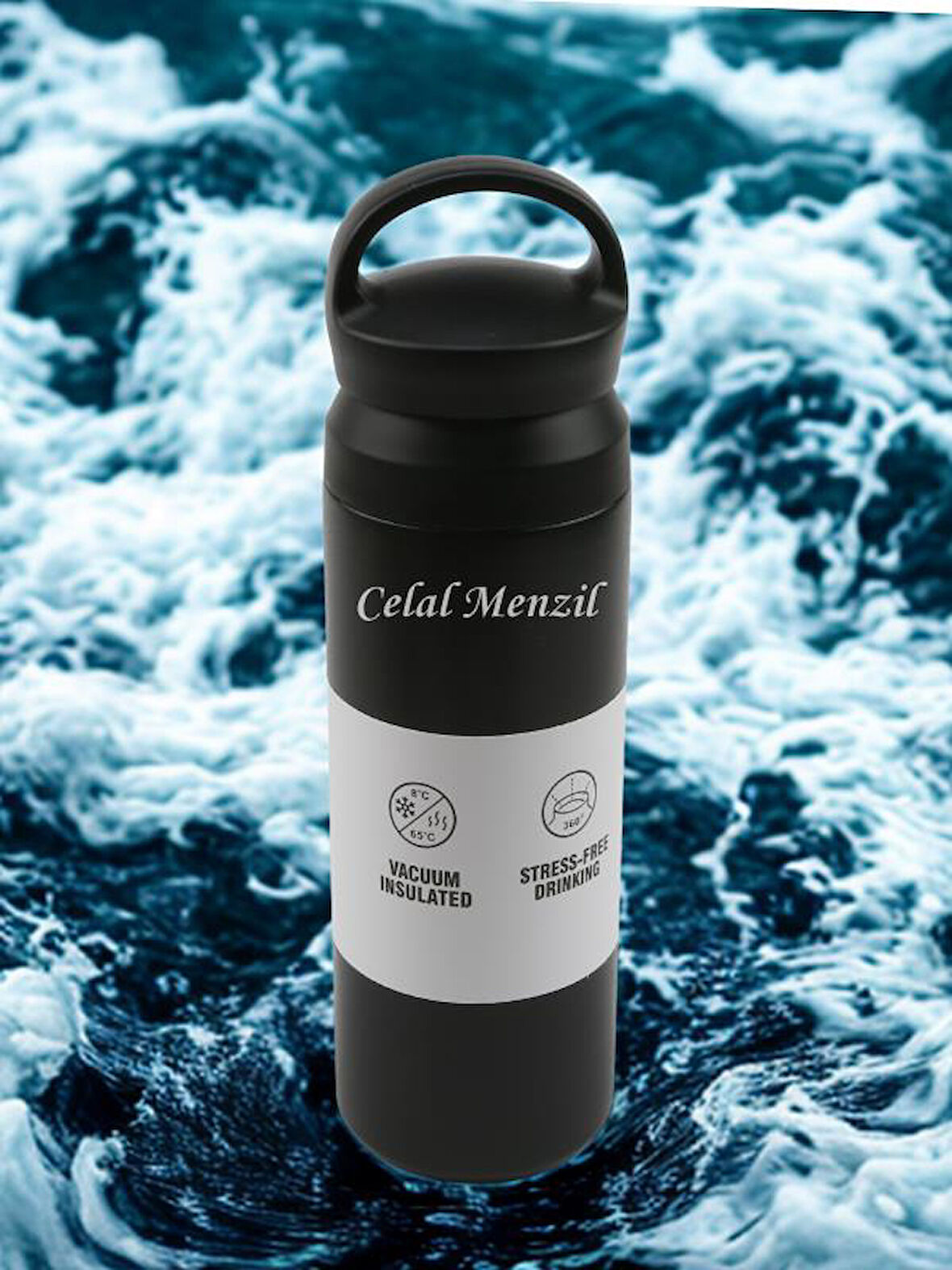 Outdoor 304 Çelik Termos , 500 ml Kişiye Özel İsimli