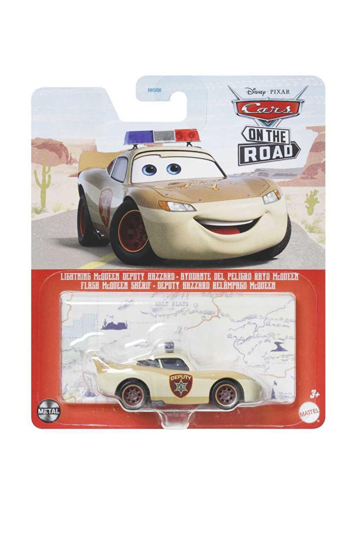 Disney Cars Lightning McQueen Deputy Hazzard HKY55