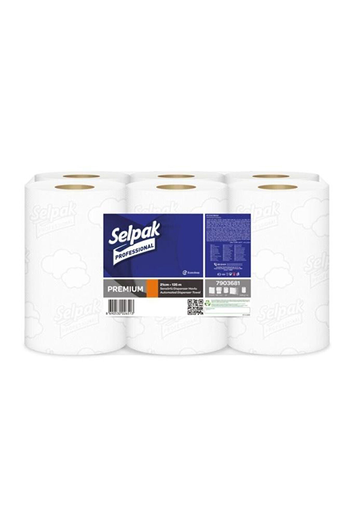 Selpak Professional Premium Sensörlü Dispenser Rulo Havlu 21.5 CM x 135 M