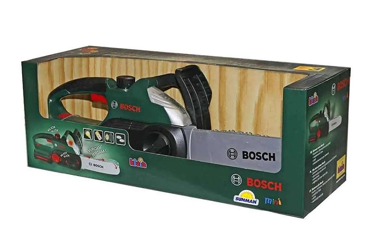 Oyuncak Bosch Oyuncak Testere Tamir Seti Oyuncak Sunman  Testere Sesli Işıklı Zinciri Döner Testere