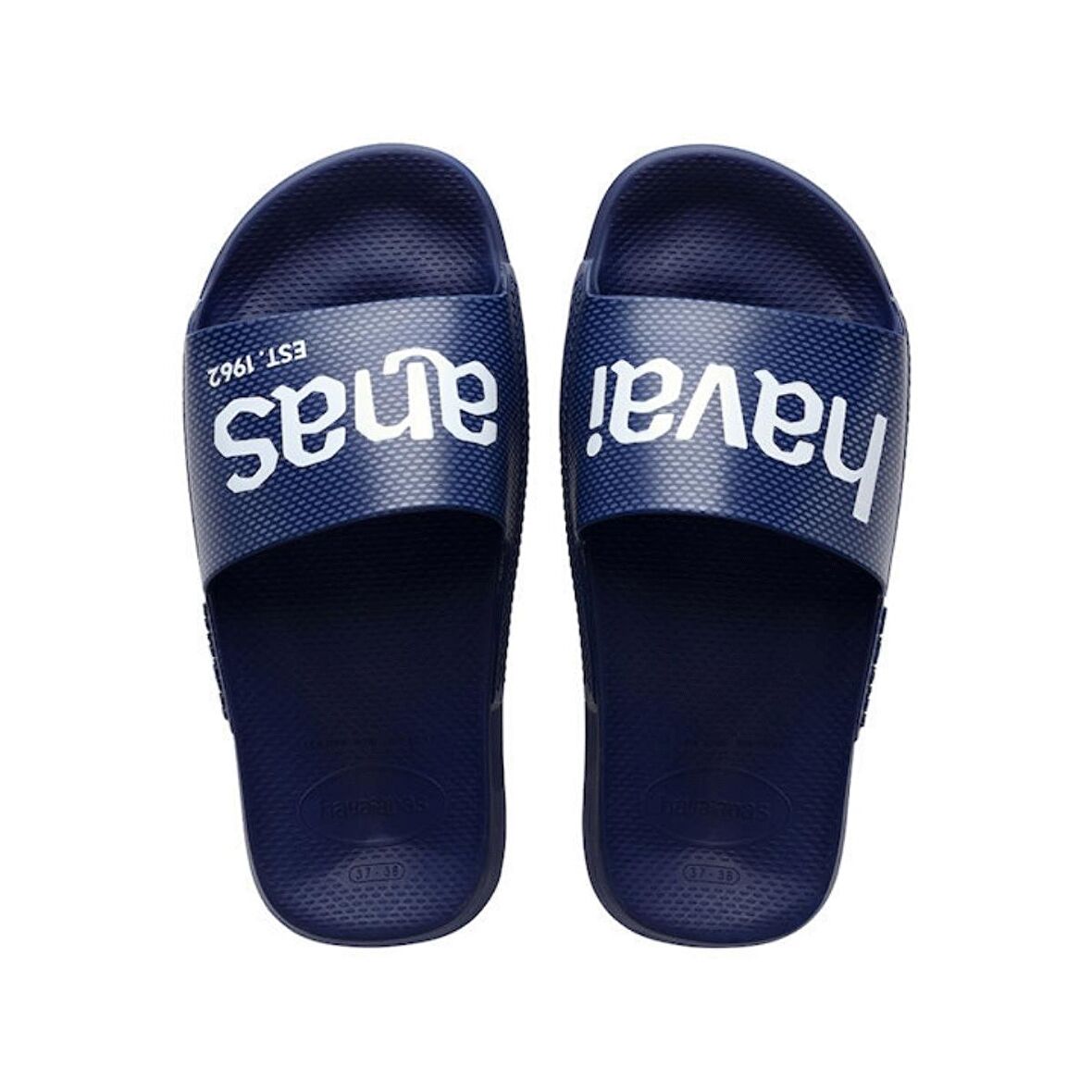 Havaianas Slide Classic Logomania Erkek Lacivert Terlik