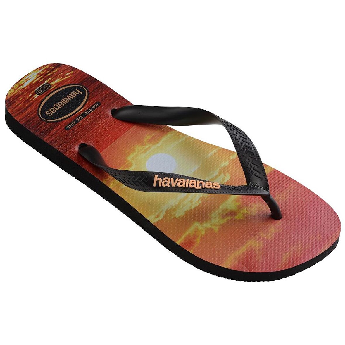 Havaianas Hype Blackblackpeach  Siyah Erkek Terlik