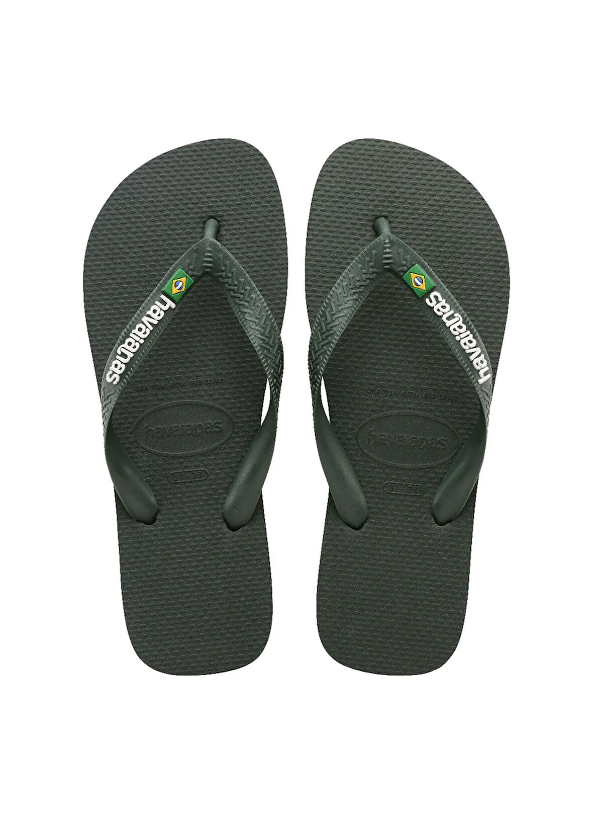 Havaianas Haki Erkek Terlik BRASIL LOGO