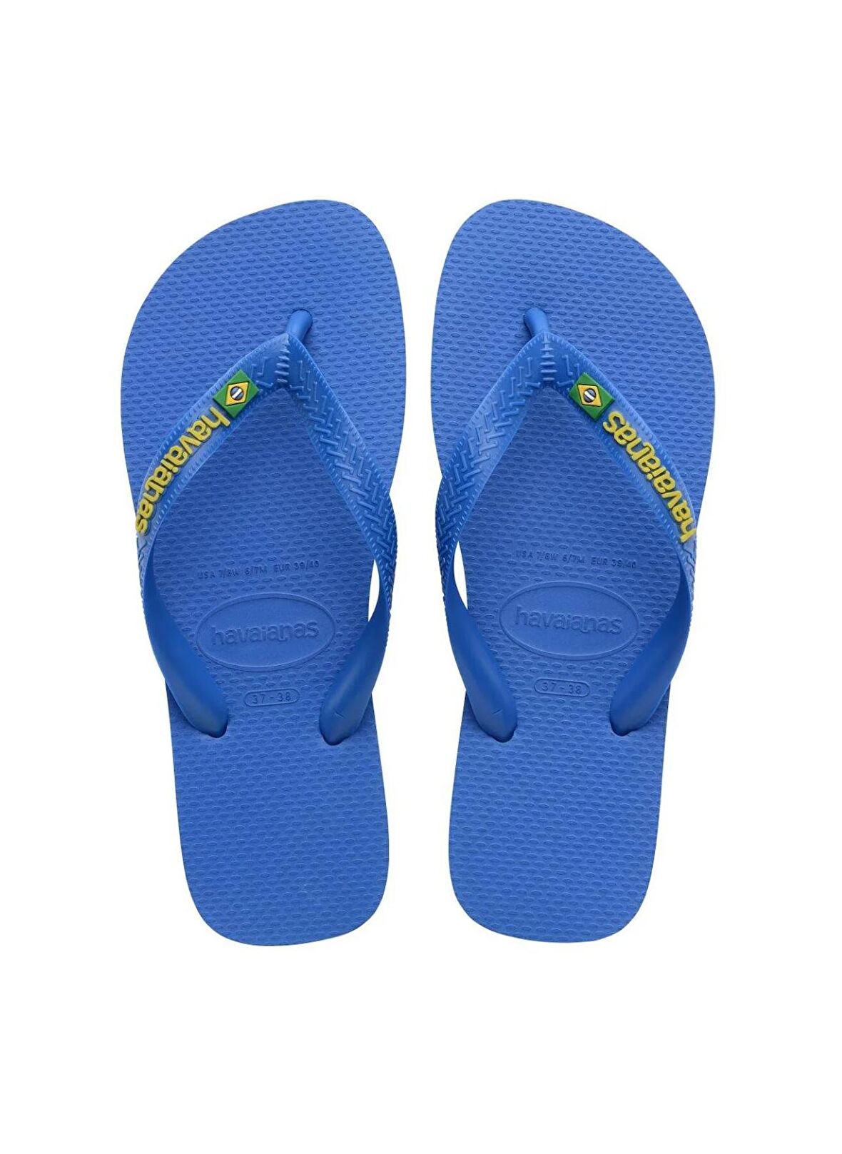 Havaianas Mavi Erkek Çocuk Plaj Terliği BRASIL LOGO NEON