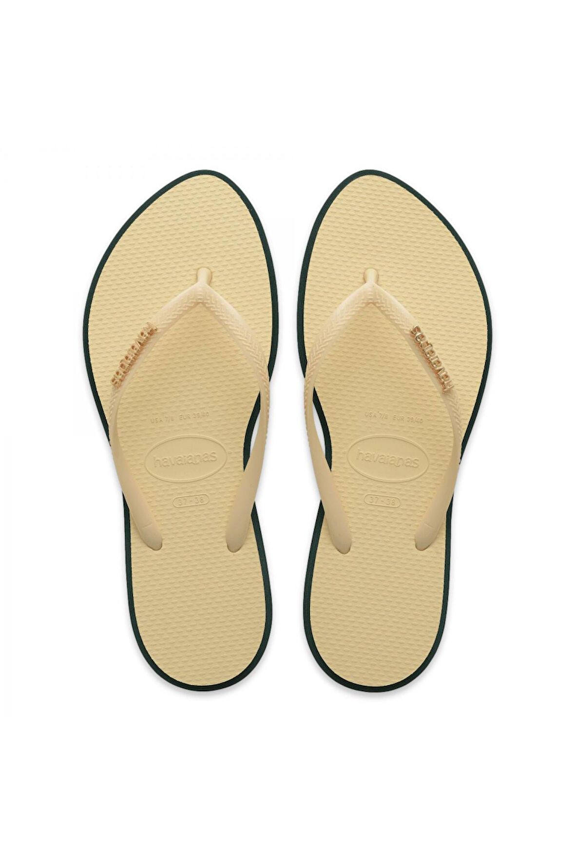 Havaianas 4149584 Sslim Point Parmak Arası Bej Kadın Terlik