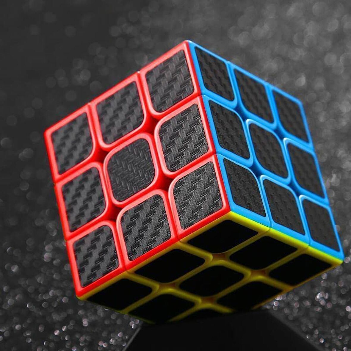 VİP KALİTE FİBER KARBON 3X3 ZEKA KÜPÜ 3X3 SABIR KÜPÜ 3X3 FİBER CARBON RUBİKS CUBE AKIL OYUNLARI