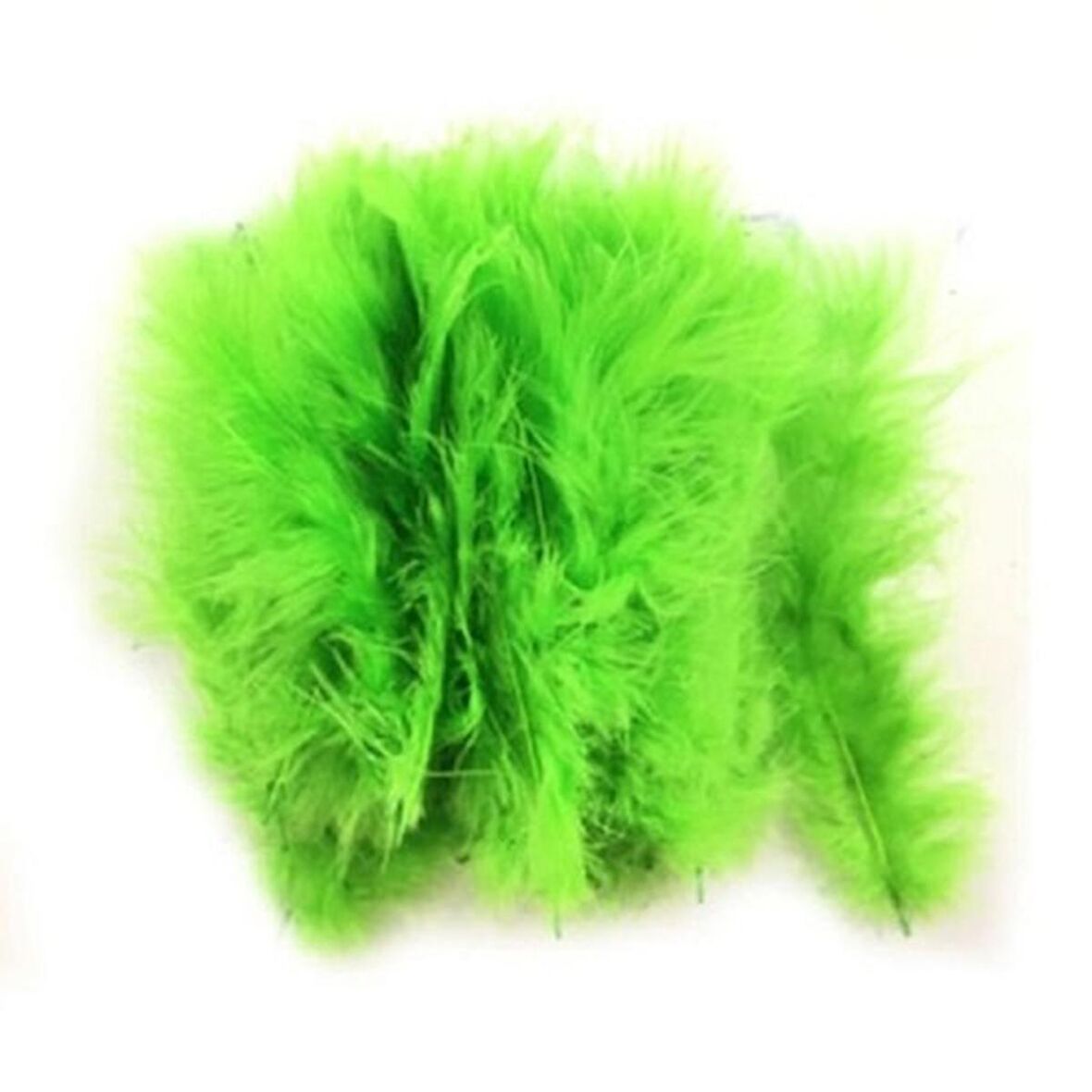 100 ADET YEŞİL KUŞ TÜYÜ DECOR GREEN BIRD FEATHER YEŞİL ŞEFFAF BALON TÜYÜ DEKORATİK YEŞİL SÜSLEME TÜYÜ