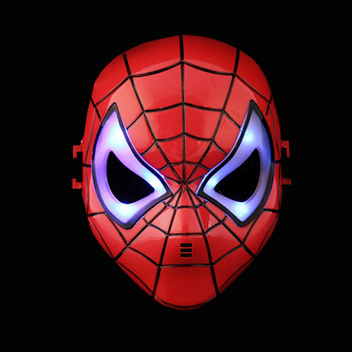 LED IŞIKLI MASKE IŞIKLI ÖRÜMCEK ADAM MASKESİ LED LİGHT SPİDERMAN MASK IŞIKLI CADILAR BAYRAMI MASKESİ