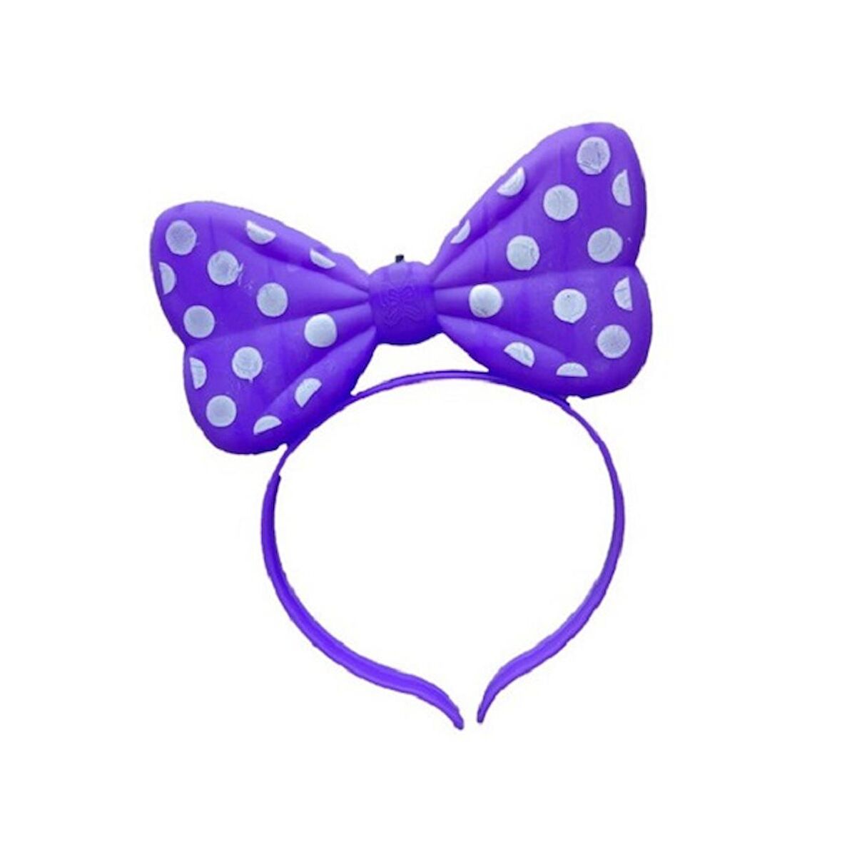 MOR IŞIKLI TAÇ PURPLE HEADBAND LED LİGHT MOR MİNNİE MOUSE IŞIKLI TAÇ MOR MİKİ TAÇ KONSER IŞIKLARI