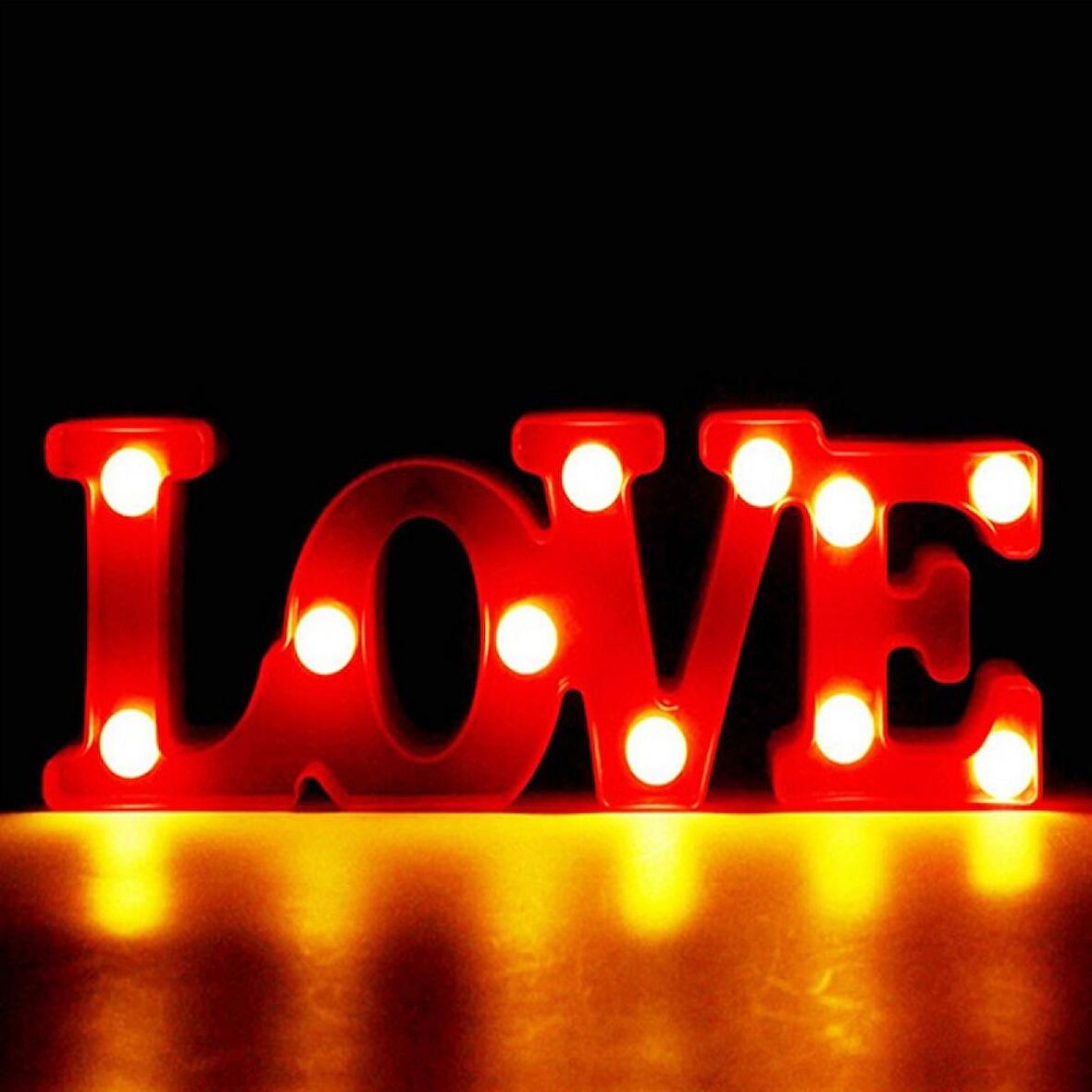 VIP LED IŞIKLI LOVE YAZISI GÜN IŞIĞI LED IŞIKLI DEKOR LOVE YAZI SEVGİLİLER GÜNÜNE ÖZEL DEKOR IŞIK