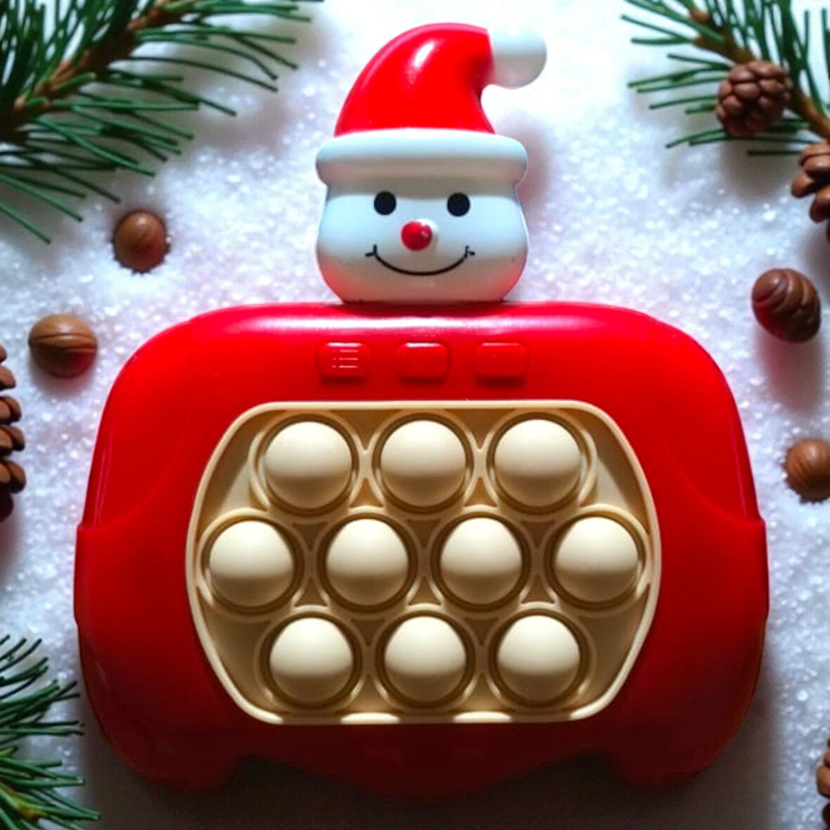 YÜKSEK KALİTE KARDAN ADAM POPİT OYUNU SESLİ IŞIKLI POPİT YILBAŞI NOEL HEDİYELERİ VIP AKIL OYUNLARI