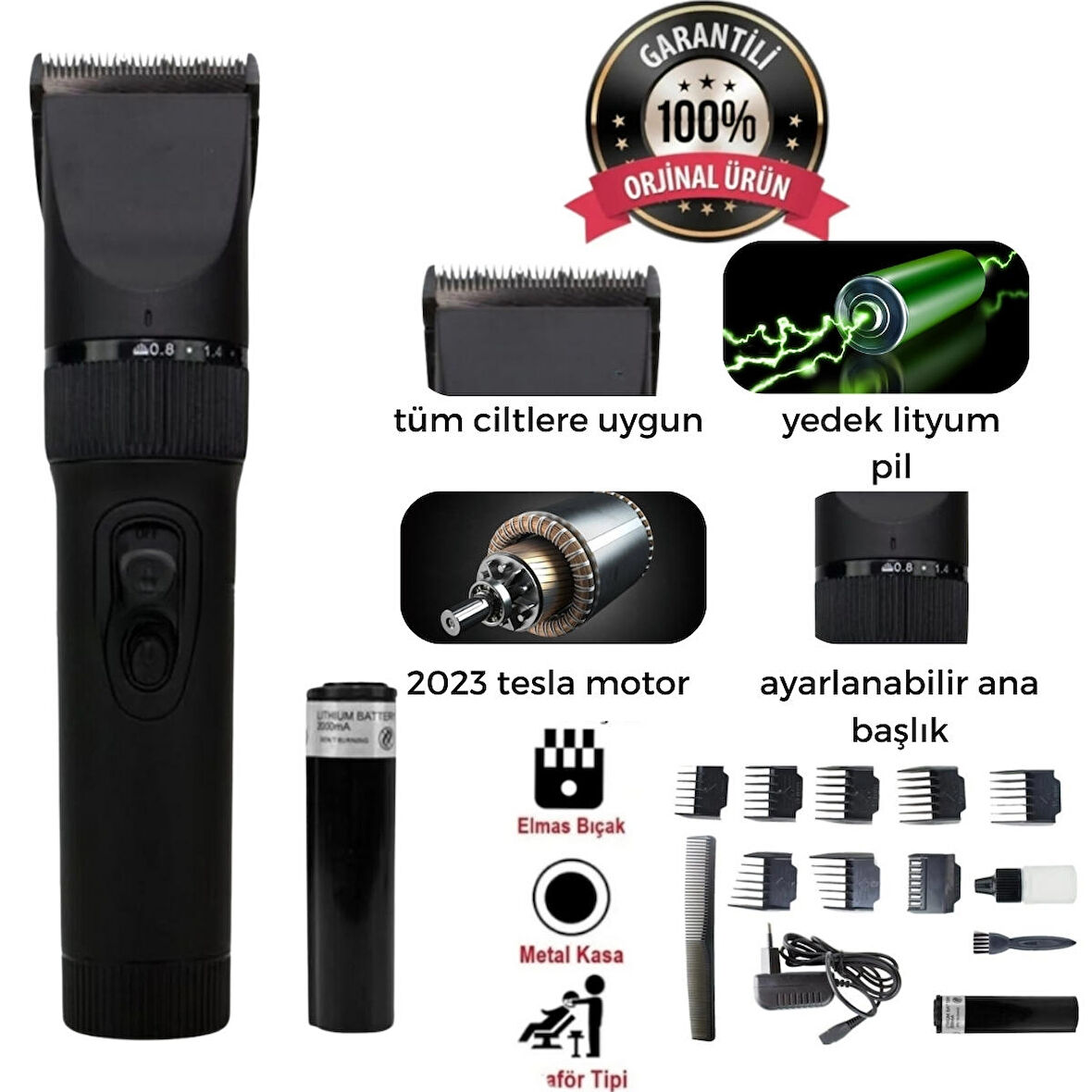 TC-4800 Yedek Bataryalı Profesyonel Tıraş Makinesi