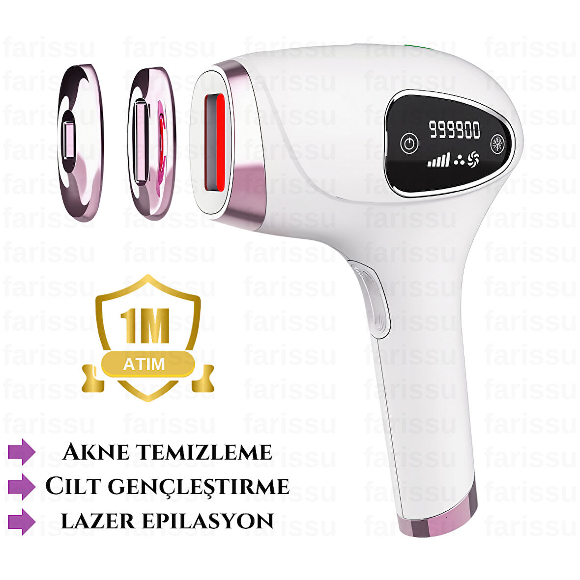 Trend Farma Soğuk Buz İpl Lazer Epilasyon Cihazı - 999.999 Atım,  Ağrısız buz lazer