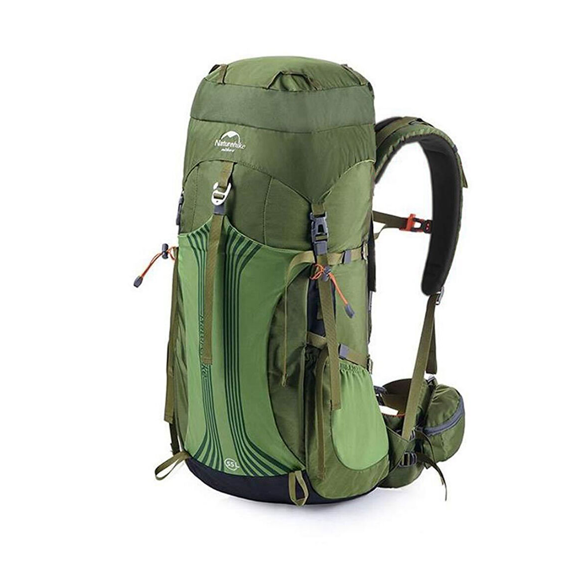 Naturehike 55+5 Lt Trekking Sırt Çantası YEŞİL