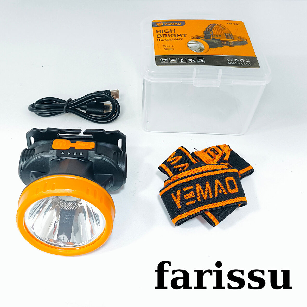 YEMAO YM-307 Şarjlı Kafa Lambası | 1800 mAh LED Baş Feneri