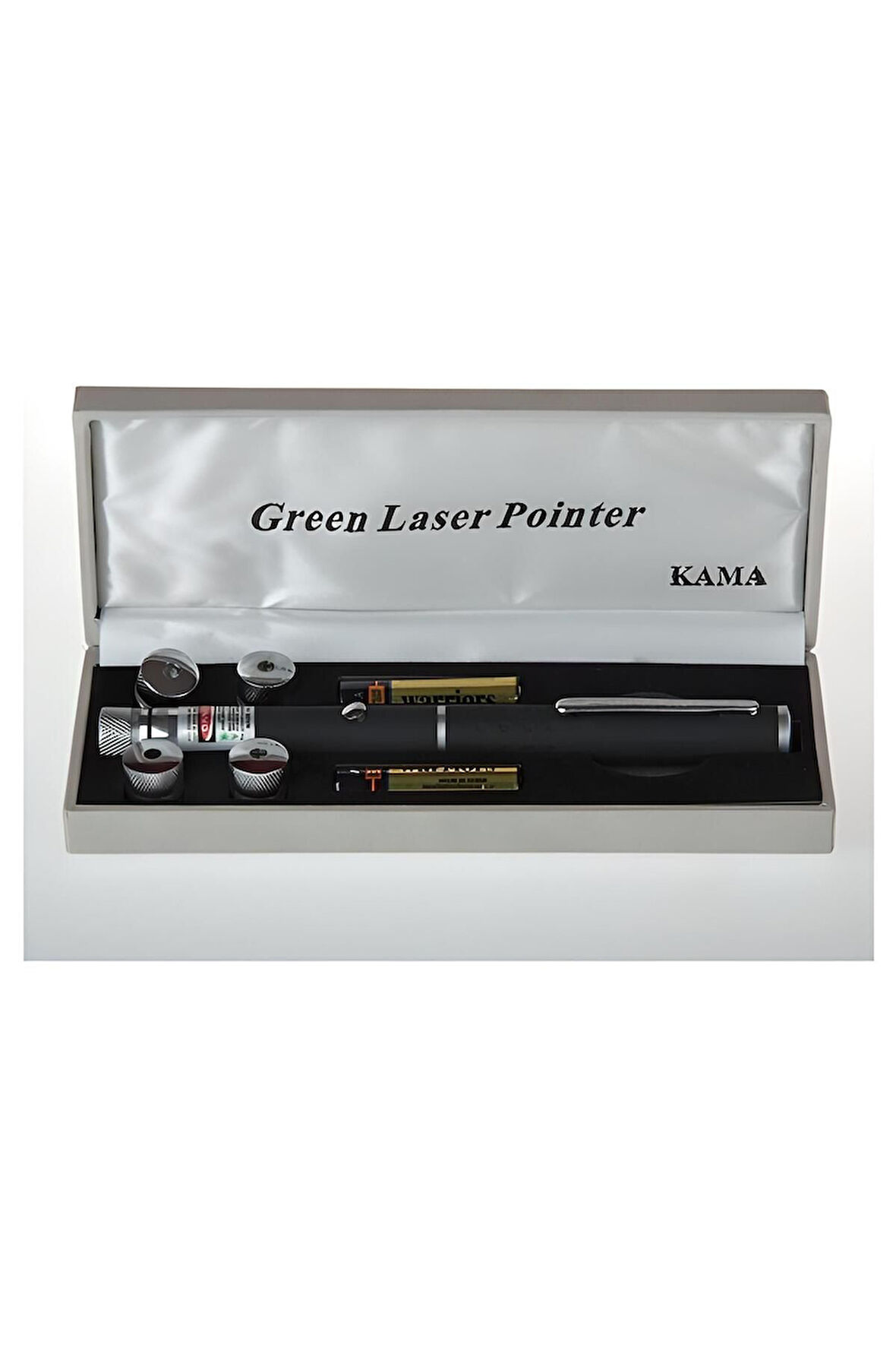 5 Başlıklı Yüksek Güçlü Yeşil Lazer Pointer – 5 KM Gece Menzilli Profesyonel Sunum ve Gökyüzü Gözlem Lazer Kalemi