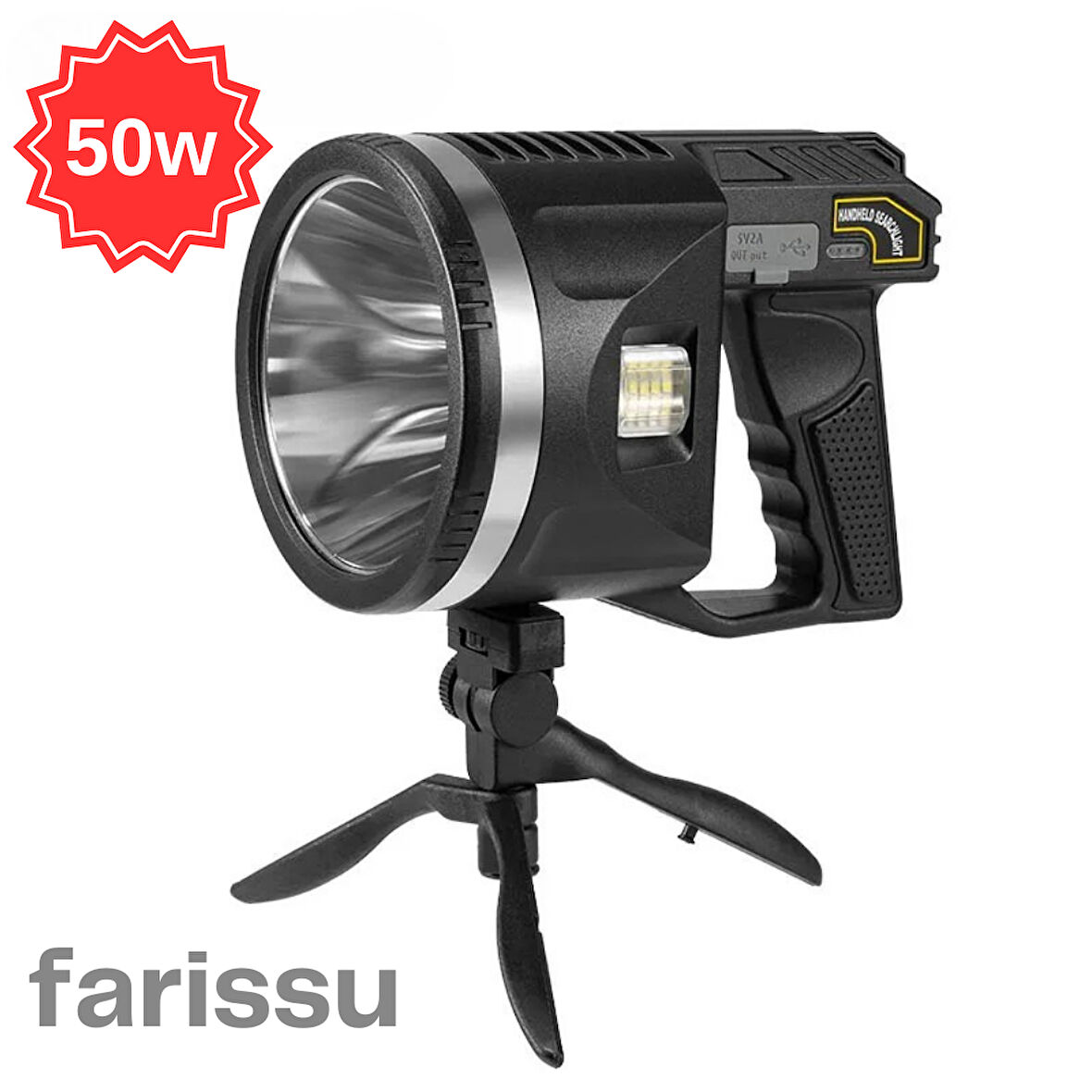 Everton RT-173 50 Watt Güçlü El Feneri - 2 KM Menzil