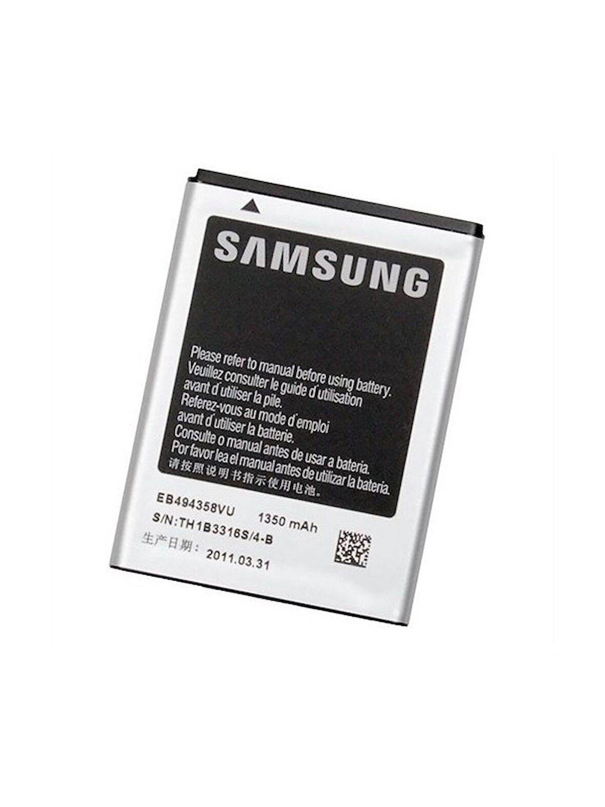 Samsung S6500 Galaxy Mini 2 Batarya 1350 Mah