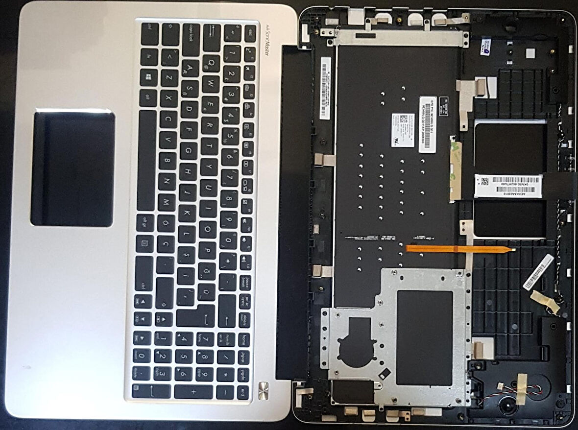 Asus K501UB K501UX Laptop Klavyesi Kasalı