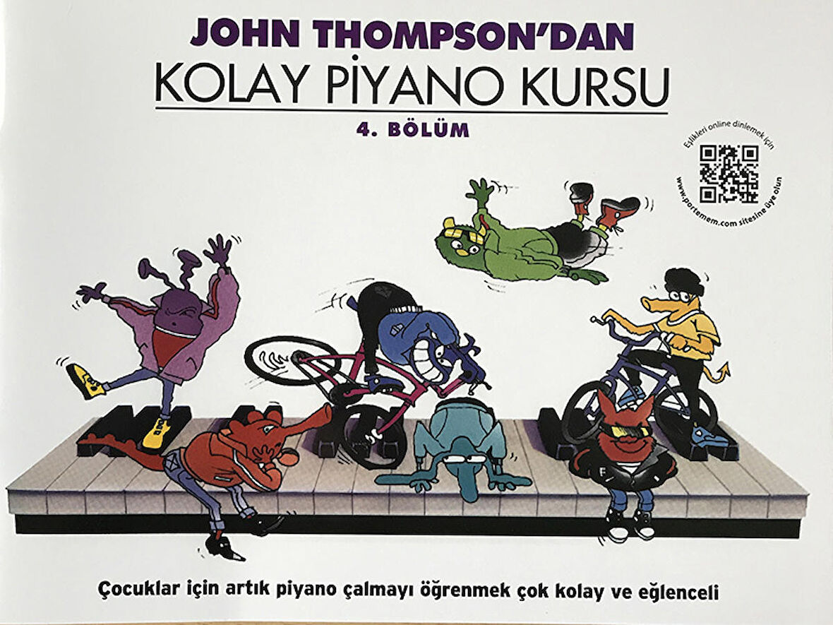 JOHN THOMPSON'DAN KOLAY PİYANO KURSU 4.BÖLÜM