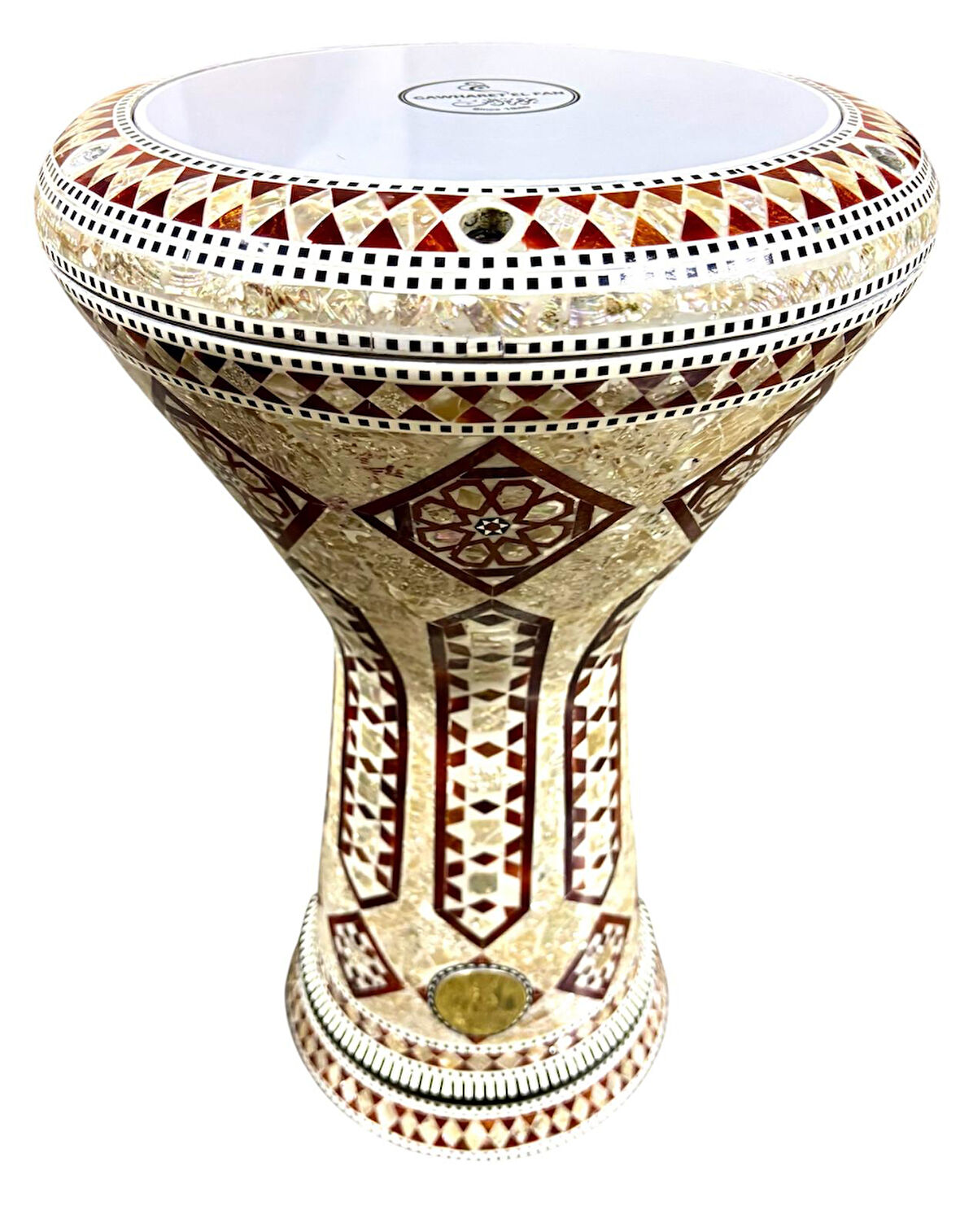 GAWHARET EL-FAN SEDEF İŞLEMELİ DÖKÜM DARBUKA JZ14