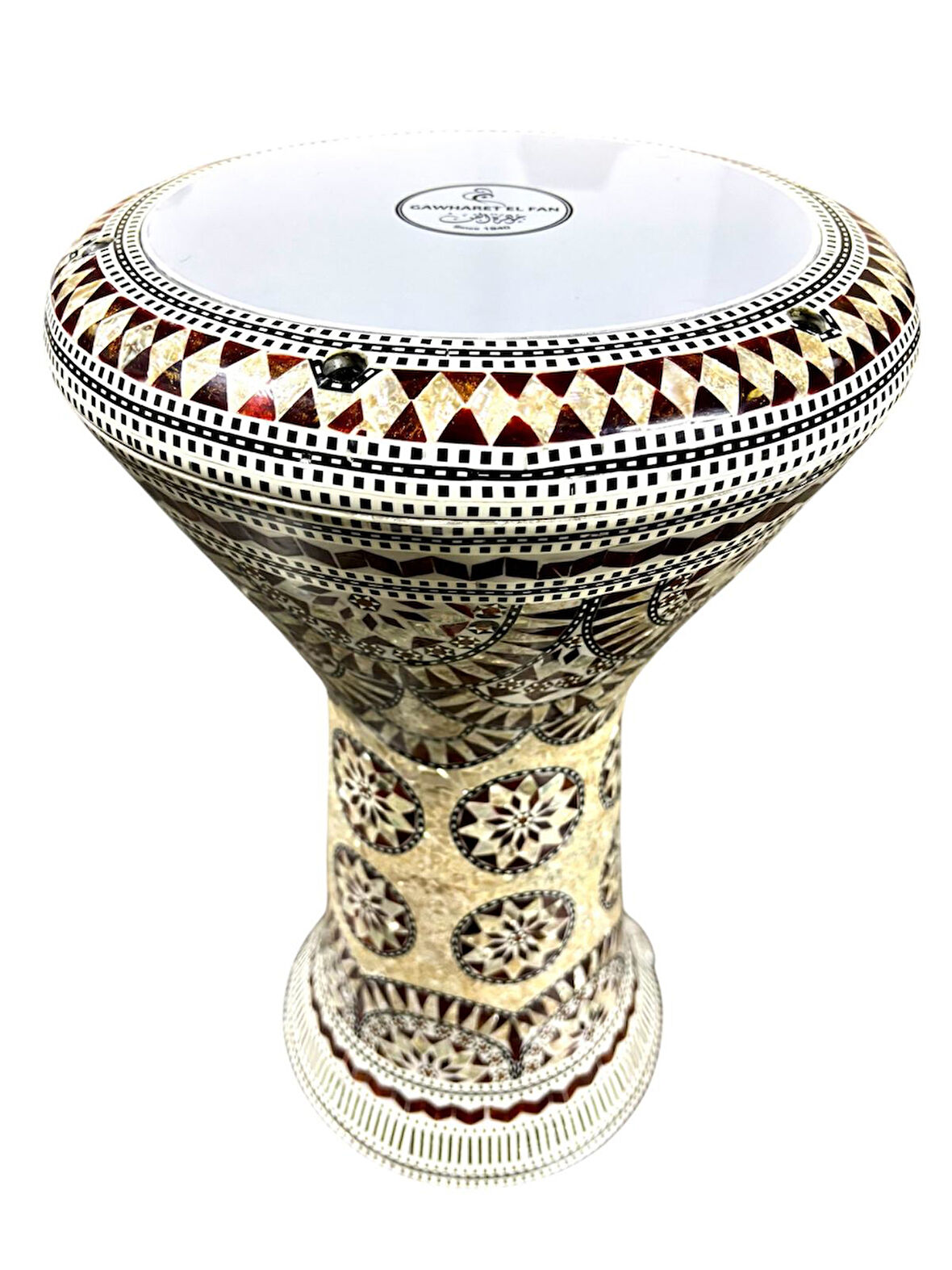 GAWHARET EL-FAN SEDEF İŞLEMELİ DÖKÜM DARBUKA JZ16